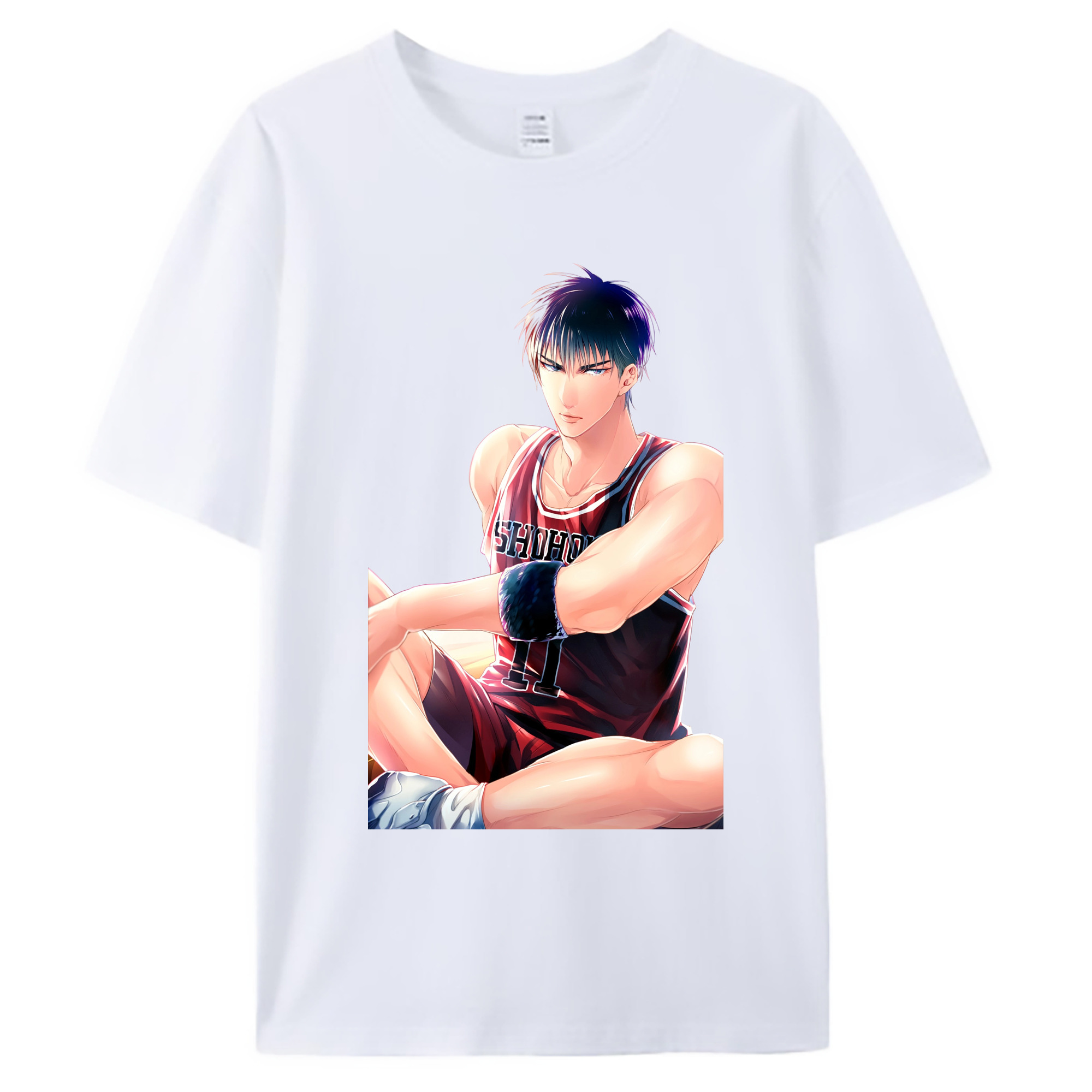 （画像用） SLAM DUNK／スラムダンク 綿100％ メンズ半袖Tシャツ｜肌触りやわらか＆通気性