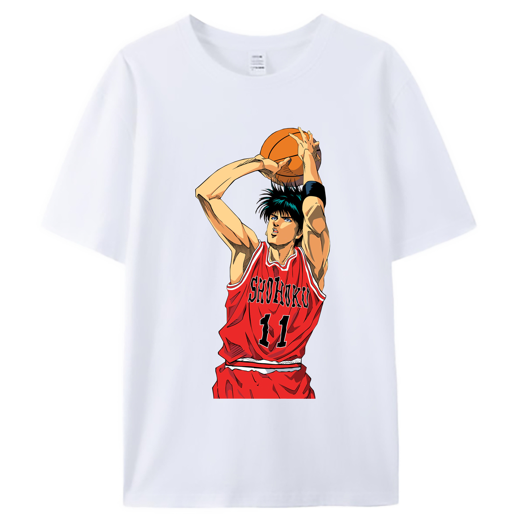 （画像用） SLAM DUNK／スラムダンク 綿100％ メンズ半袖Tシャツ｜肌触りやわらか＆通気性