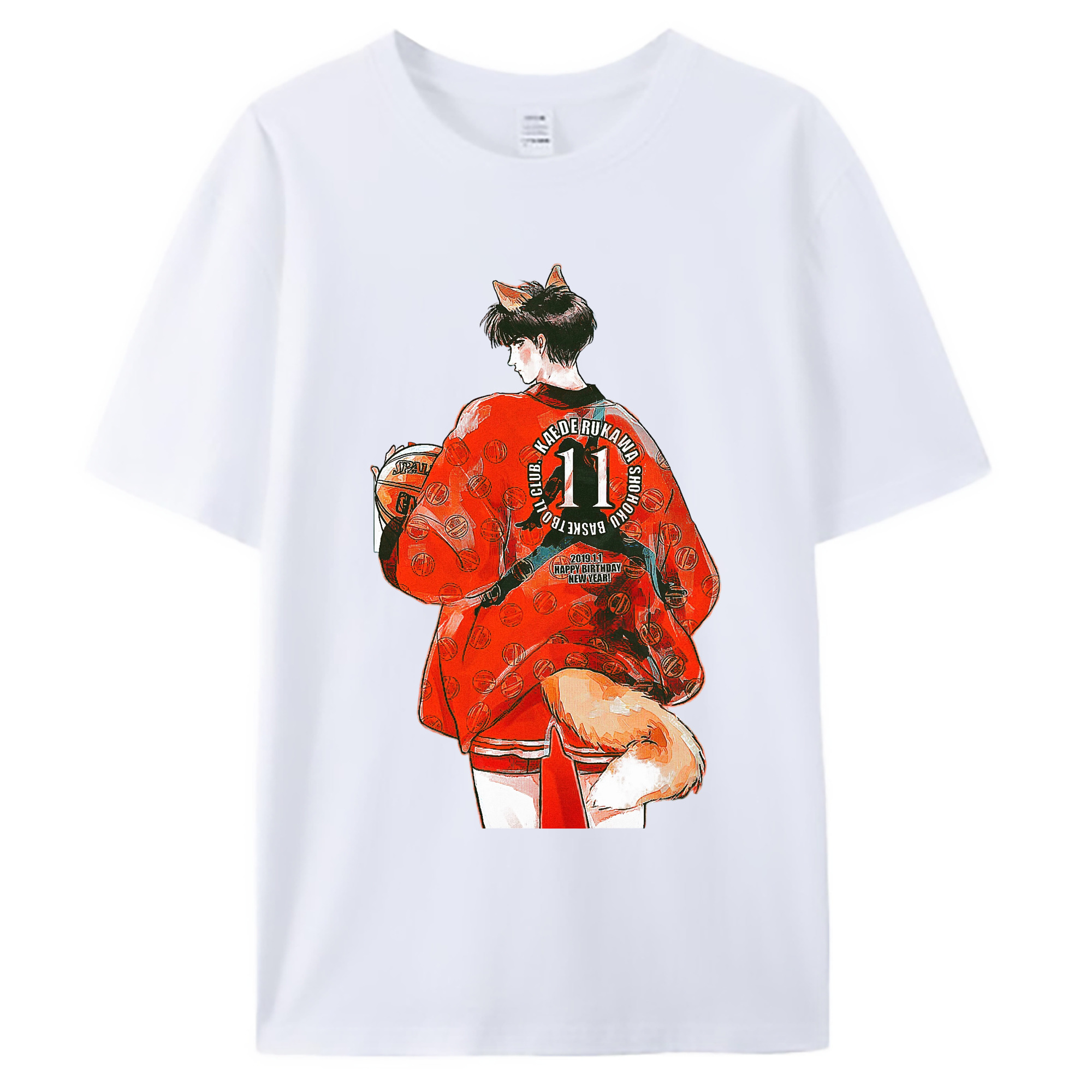 （画像用） SLAM DUNK／スラムダンク 綿100％ メンズ半袖Tシャツ｜肌触りやわらか＆通気性