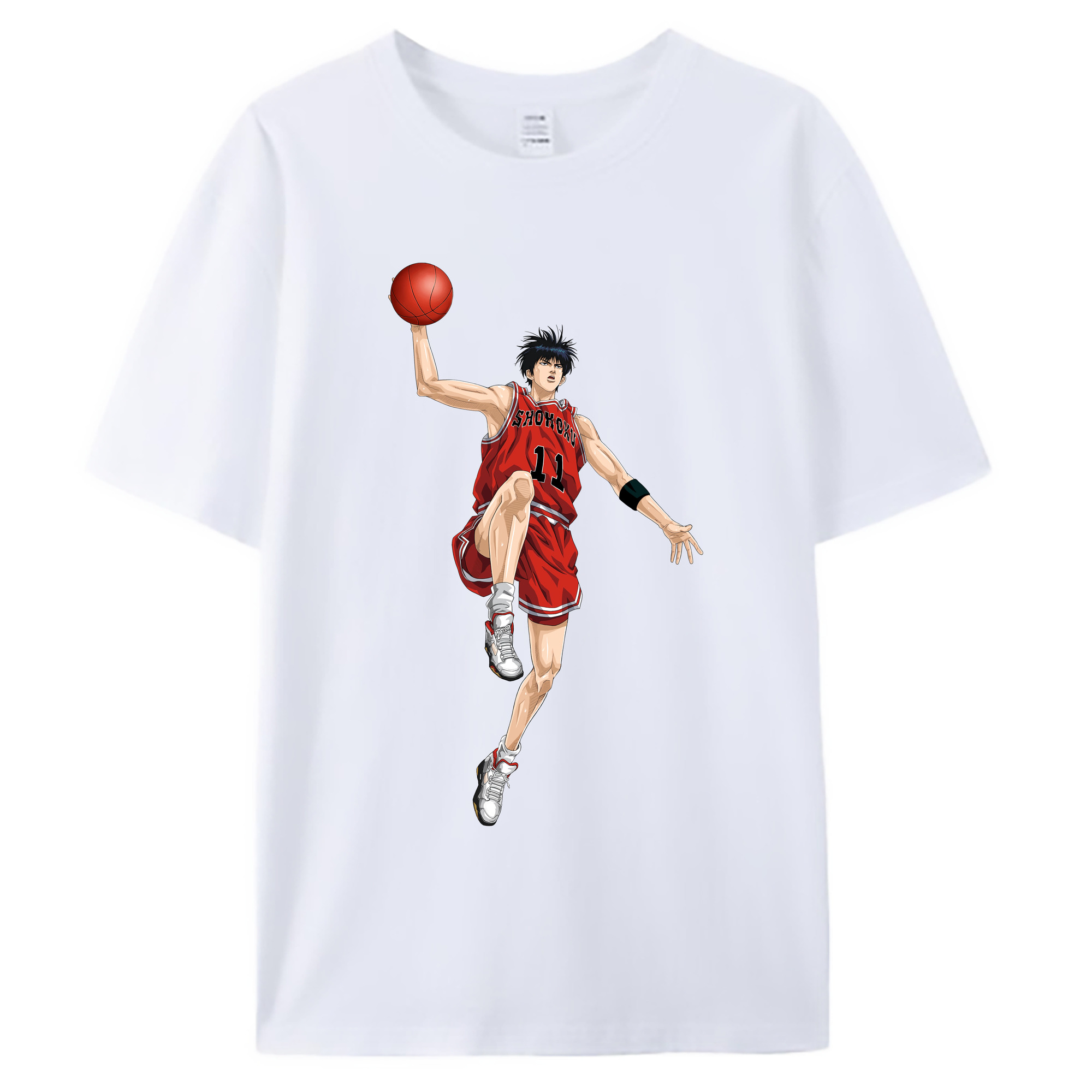 （画像用） SLAM DUNK／スラムダンク 綿100％ メンズ半袖Tシャツ｜肌触りやわらか＆通気性