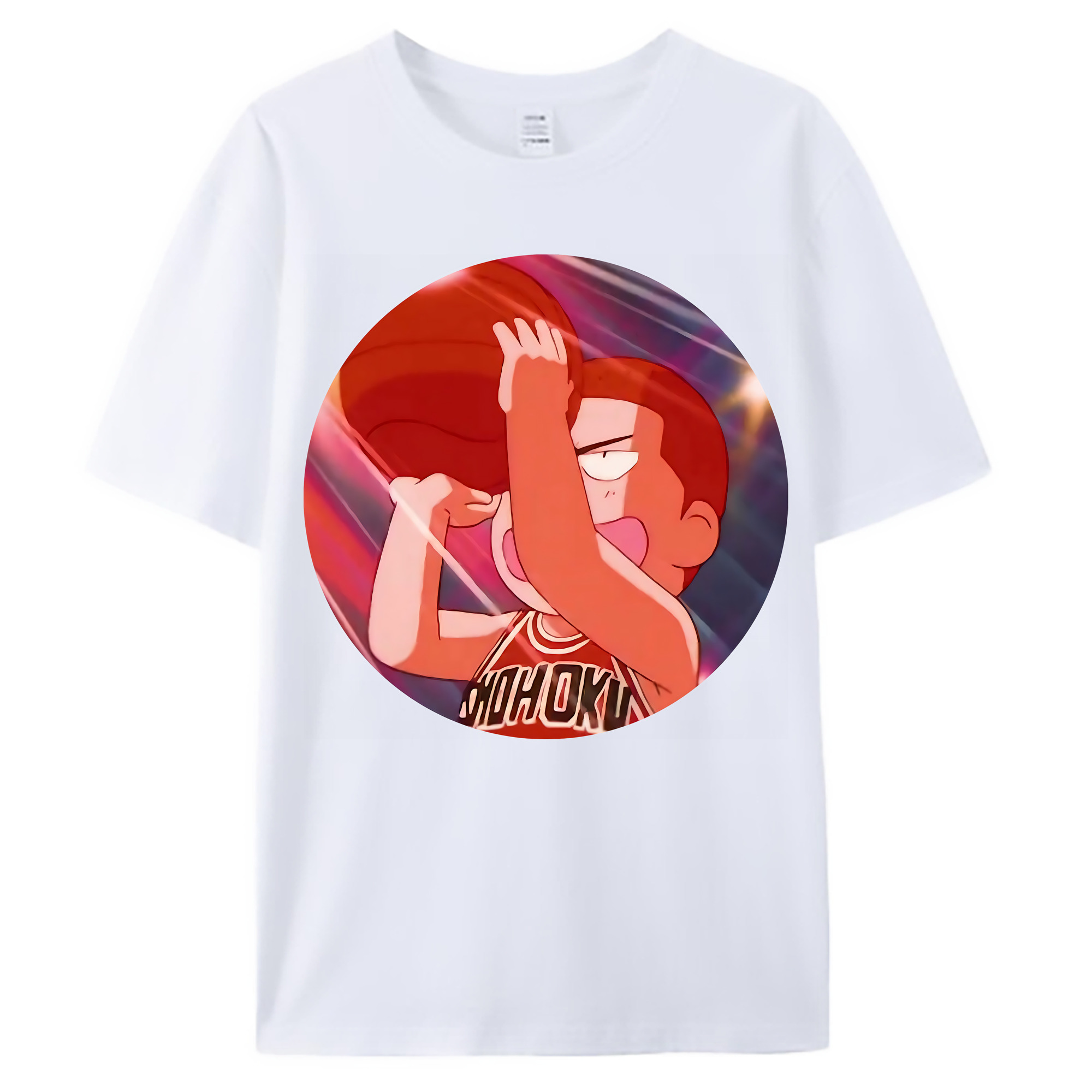 （画像用） SLAM DUNK／スラムダンク 綿100％ メンズ半袖Tシャツ｜肌触りやわらか＆通気性