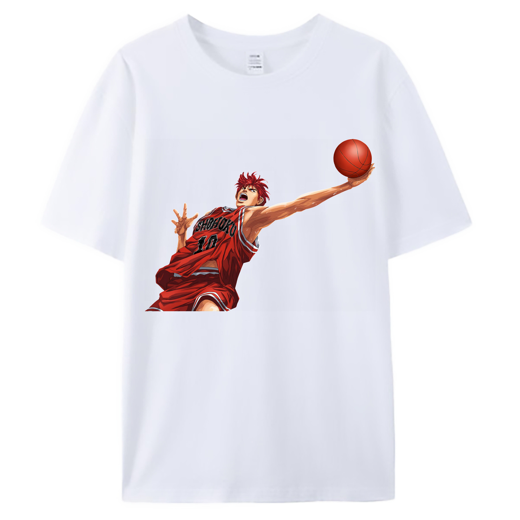 （画像用） SLAM DUNK／スラムダンク 綿100％ メンズ半袖Tシャツ｜肌触りやわらか＆通気性
