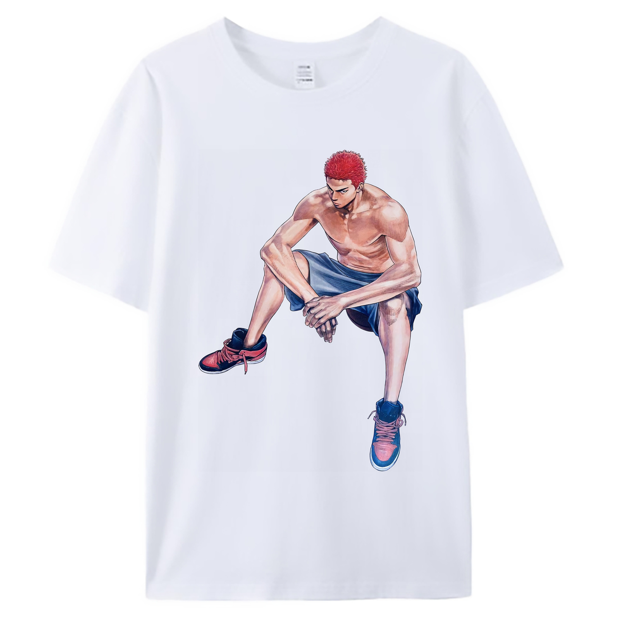 （画像用） SLAM DUNK／スラムダンク 綿100％ メンズ半袖Tシャツ｜肌触りやわらか＆通気性