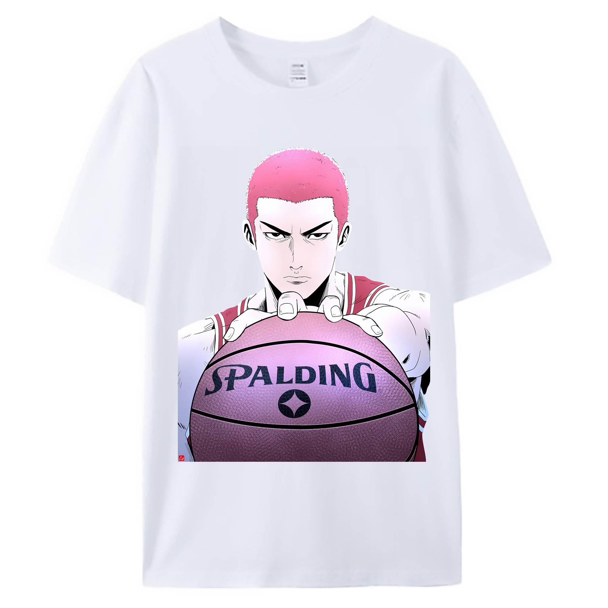 （画像用） SLAM DUNK／スラムダンク 綿100％ メンズ半袖Tシャツ｜肌触りやわらか＆通気性