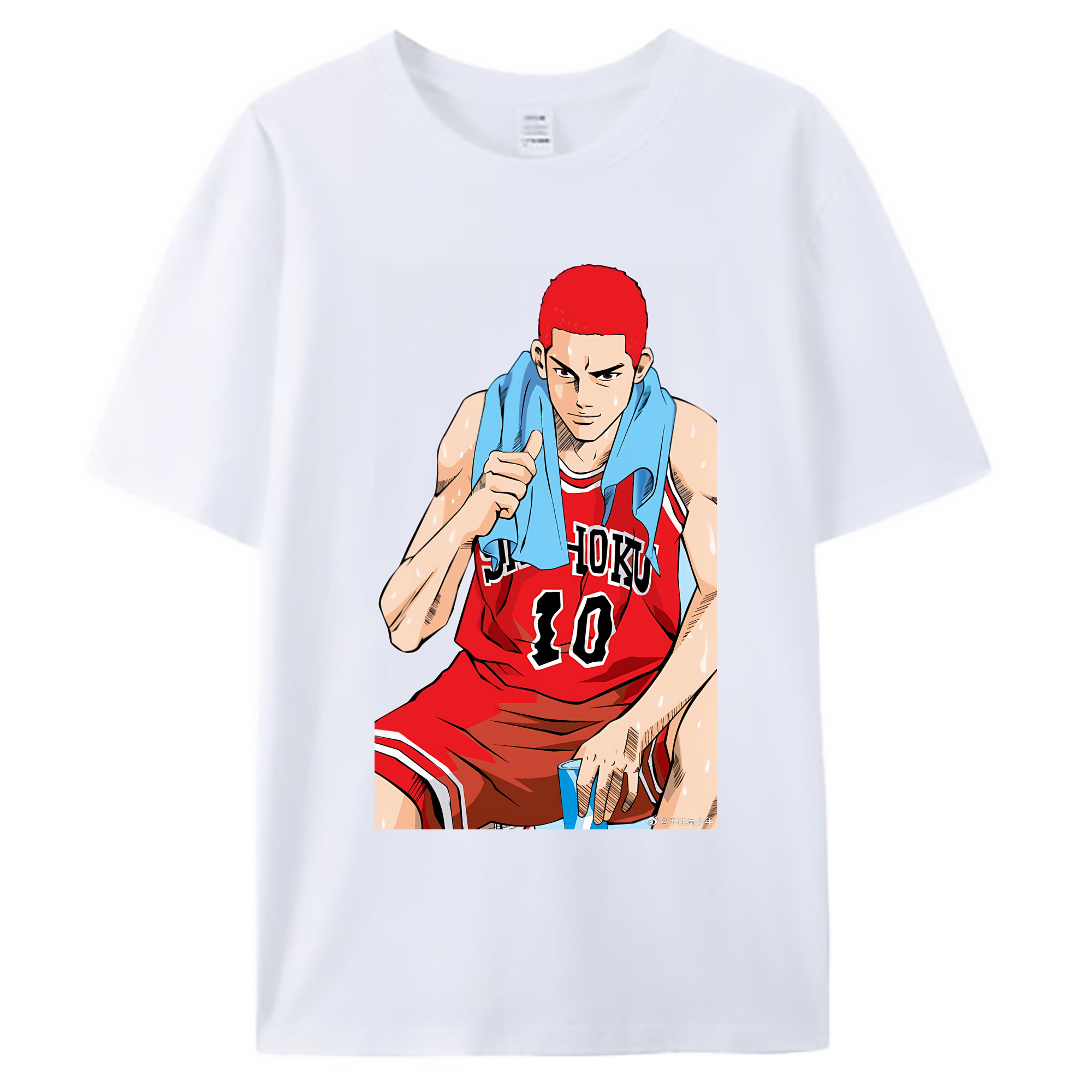 （画像用） SLAM DUNK／スラムダンク 綿100％ メンズ半袖Tシャツ｜肌触りやわらか＆通気性