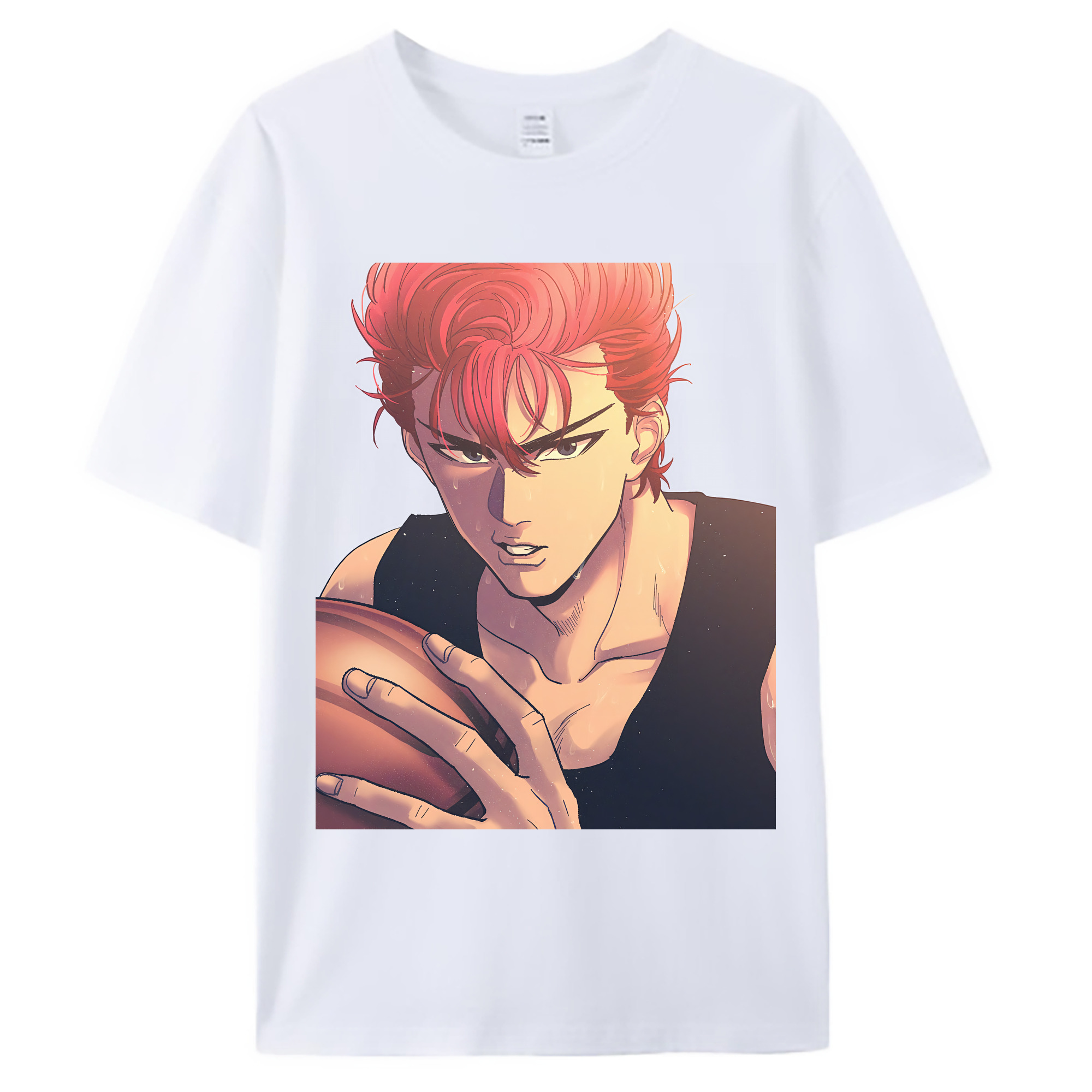 （画像用） SLAM DUNK／スラムダンク 綿100％ メンズ半袖Tシャツ｜肌触りやわらか＆通気性