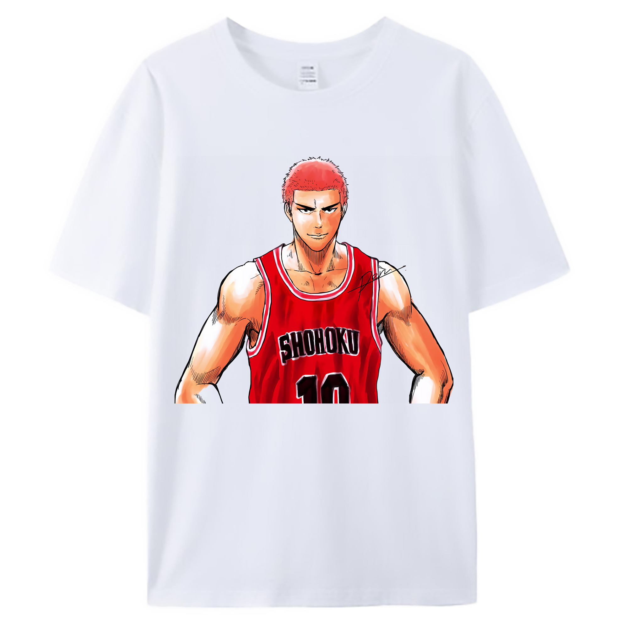 （画像用） SLAM DUNK／スラムダンク 綿100％ メンズ半袖Tシャツ｜肌触りやわらか＆通気性