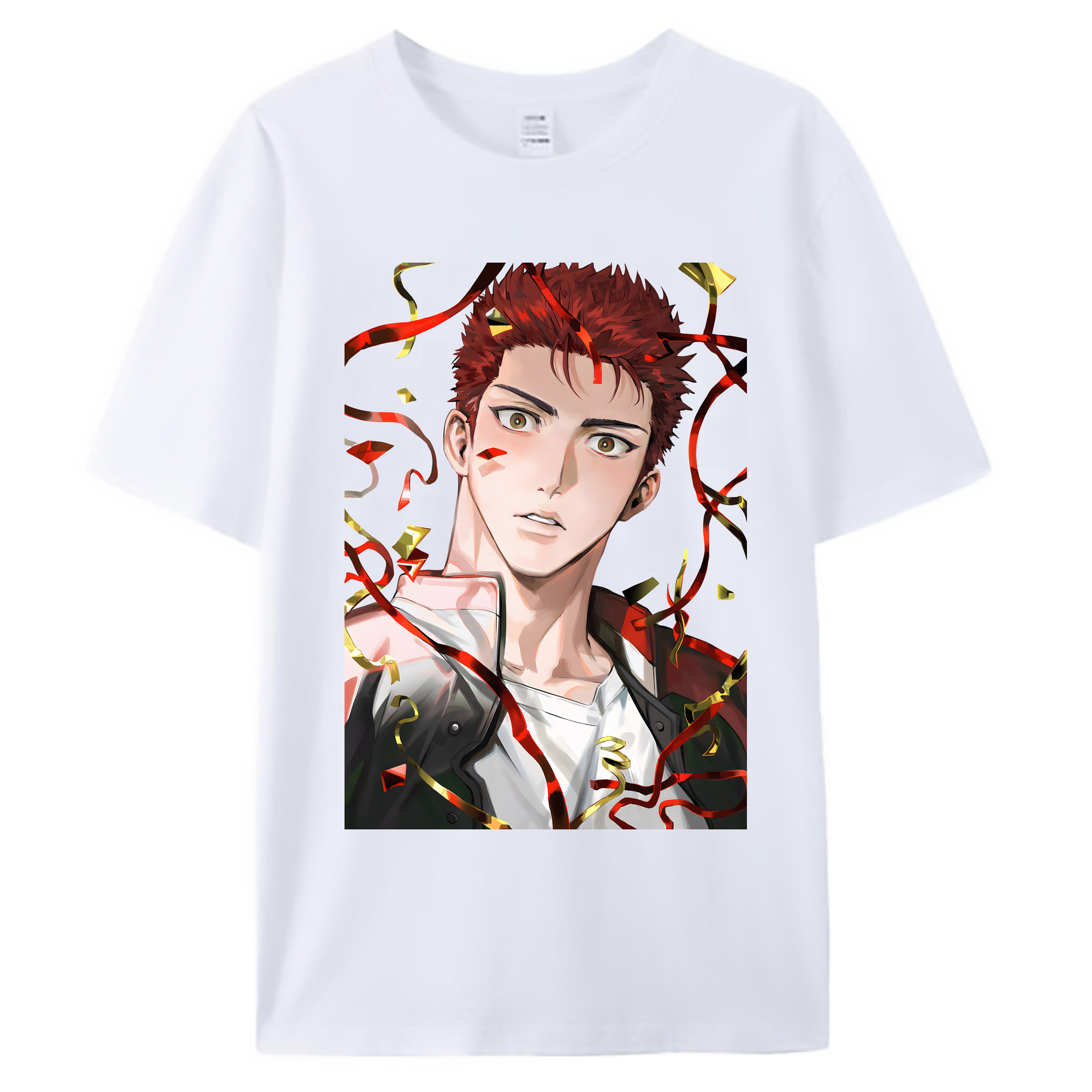 （画像用） SLAM DUNK／スラムダンク 綿100％ メンズ半袖Tシャツ｜肌触りやわらか＆通気性
