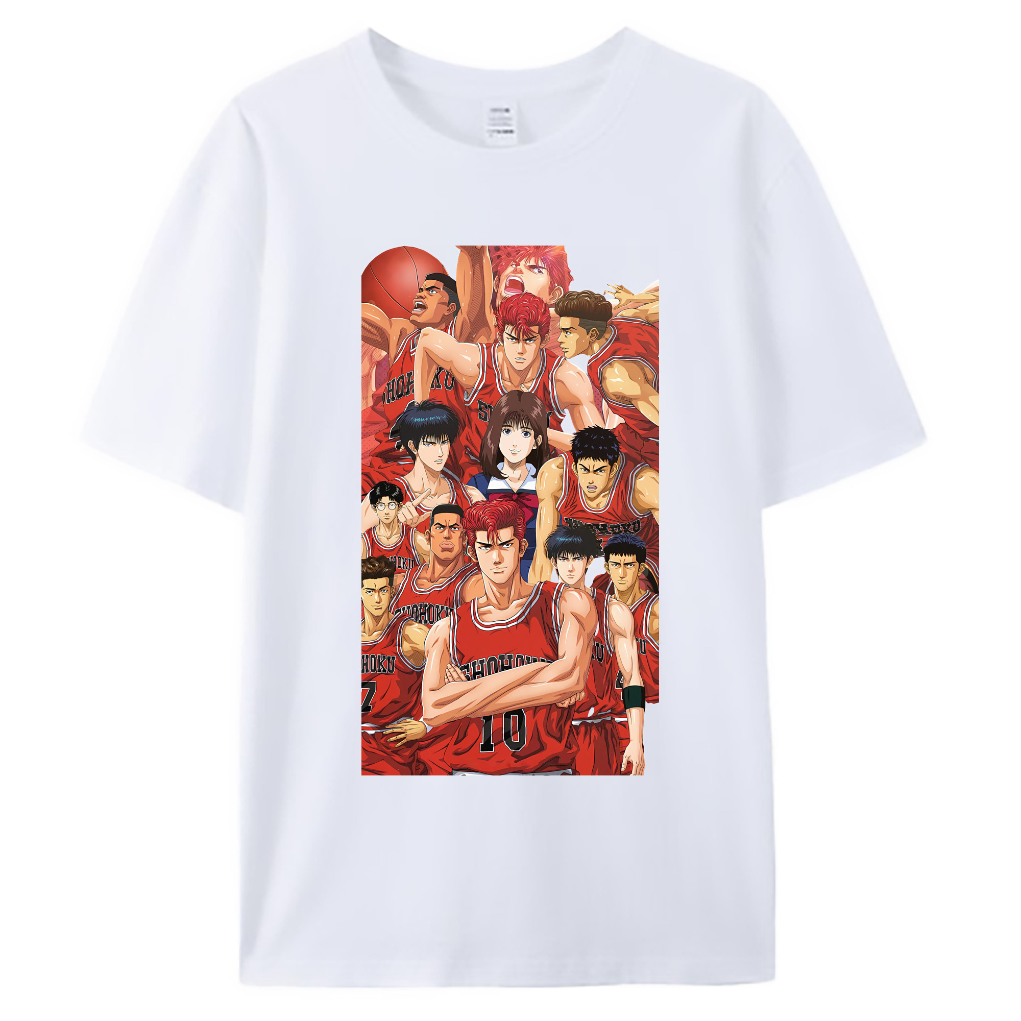 （画像用） SLAM DUNK／スラムダンク 綿100％ メンズ半袖Tシャツ｜肌触りやわらか＆通気性