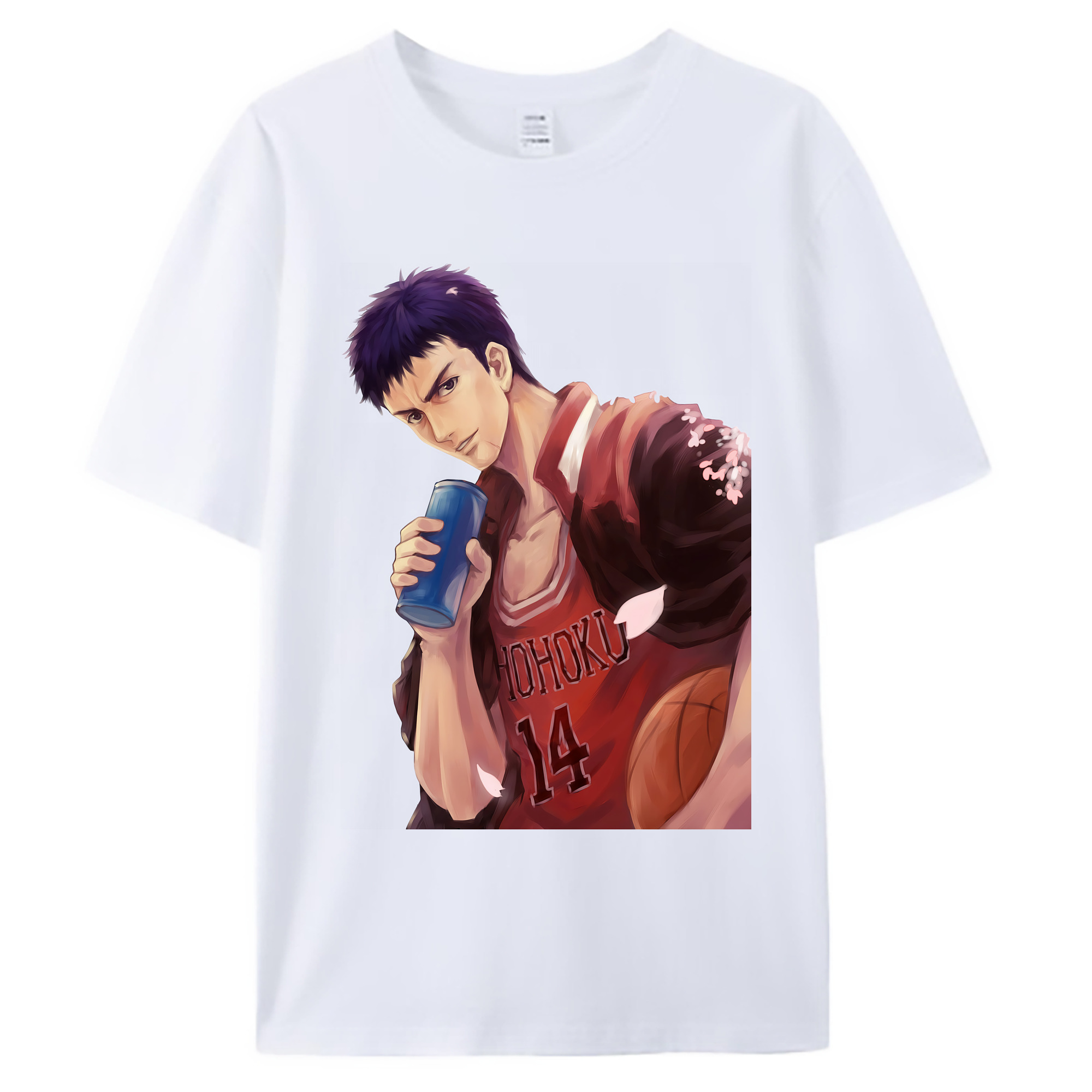 （画像用） SLAM DUNK／スラムダンク 綿100％ メンズ半袖Tシャツ｜肌触りやわらか＆通気性