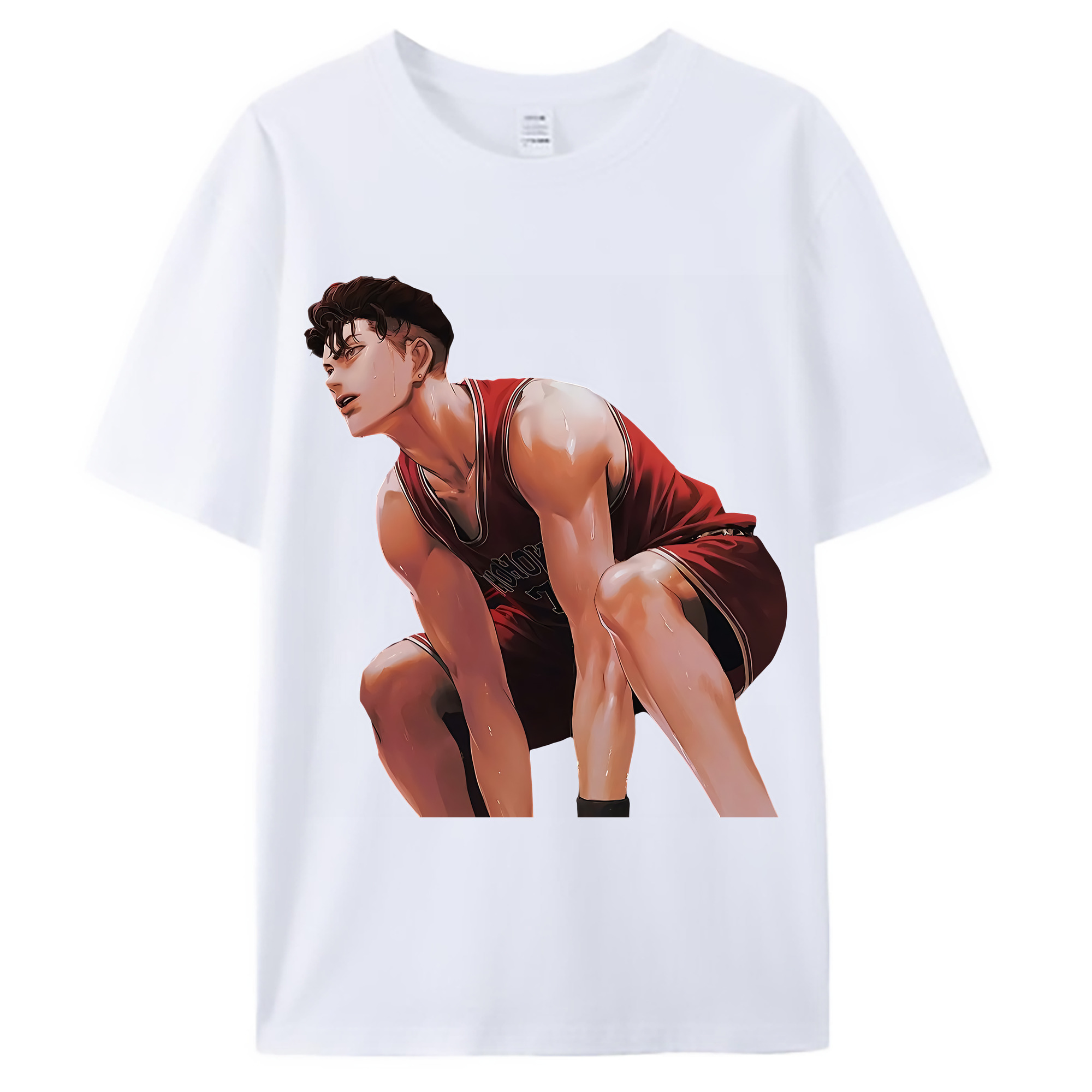 （画像用） SLAM DUNK／スラムダンク 綿100％ メンズ半袖Tシャツ｜肌触りやわらか＆通気性