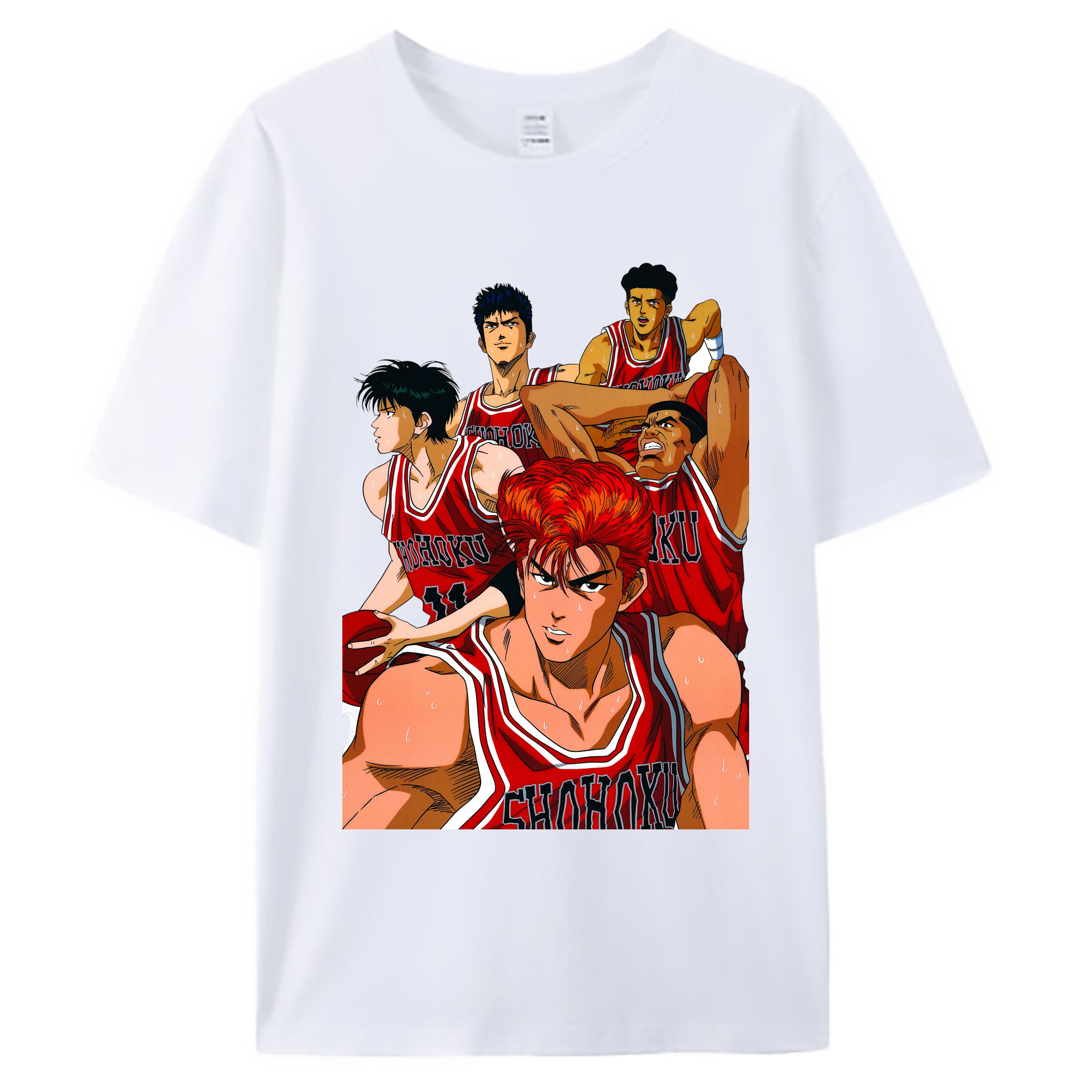 （画像用） SLAM DUNK／スラムダンク 綿100％ メンズ半袖Tシャツ｜肌触りやわらか＆通気性