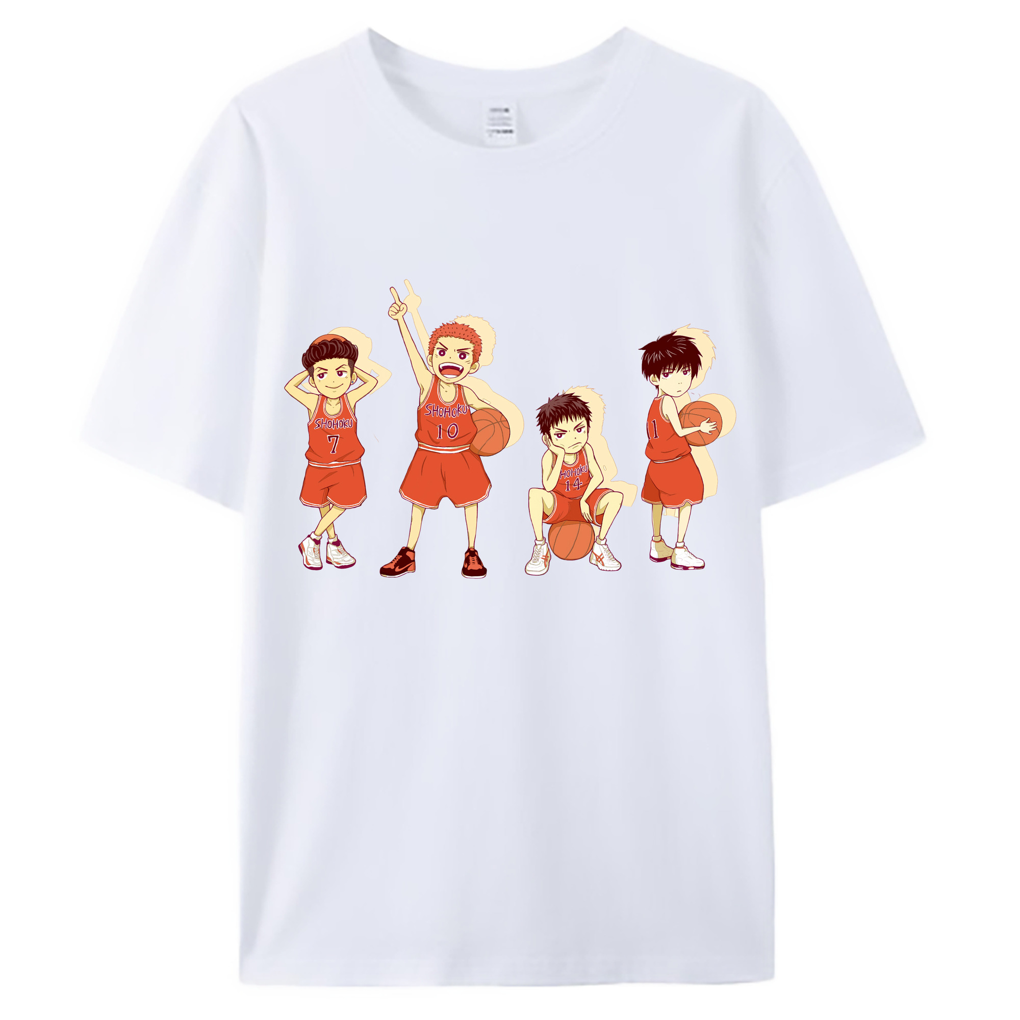 （画像用） SLAM DUNK／スラムダンク 綿100％ メンズ半袖Tシャツ｜肌触りやわらか＆通気性