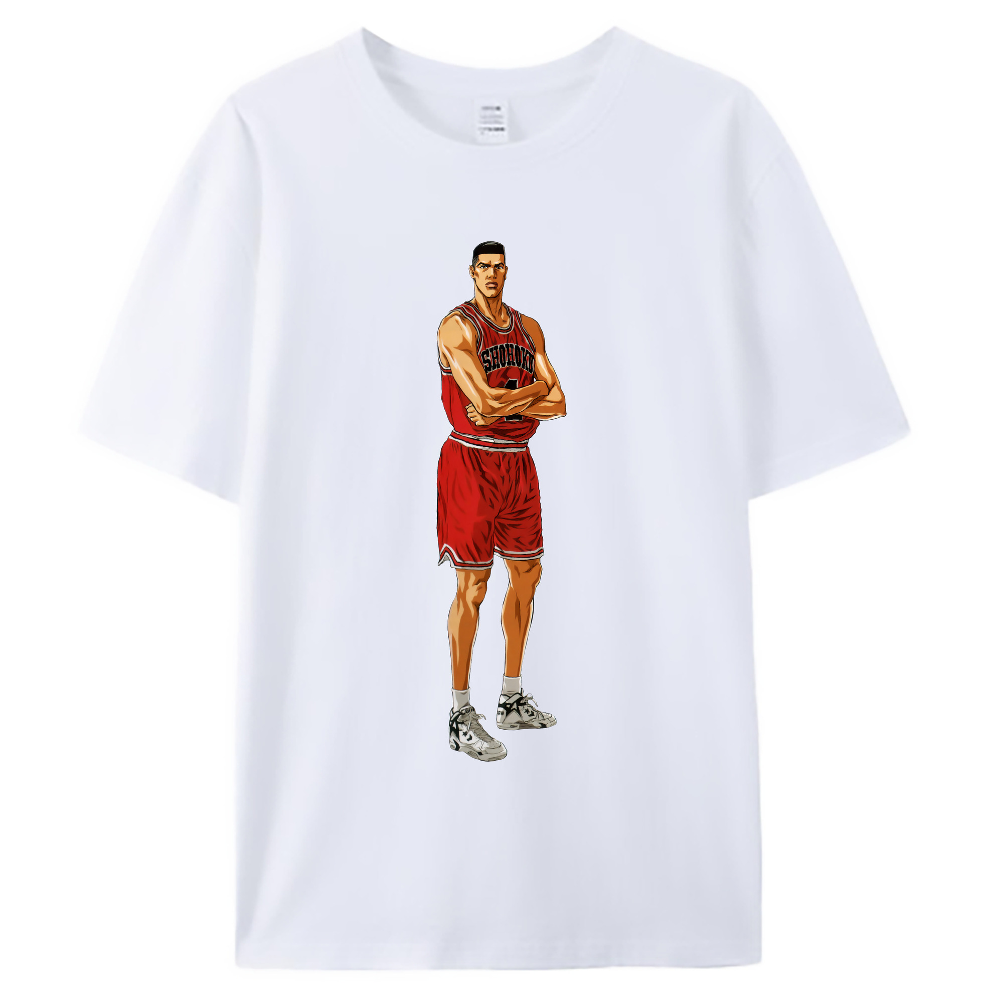 （画像用） SLAM DUNK／スラムダンク 綿100％ メンズ半袖Tシャツ｜肌触りやわらか＆通気性