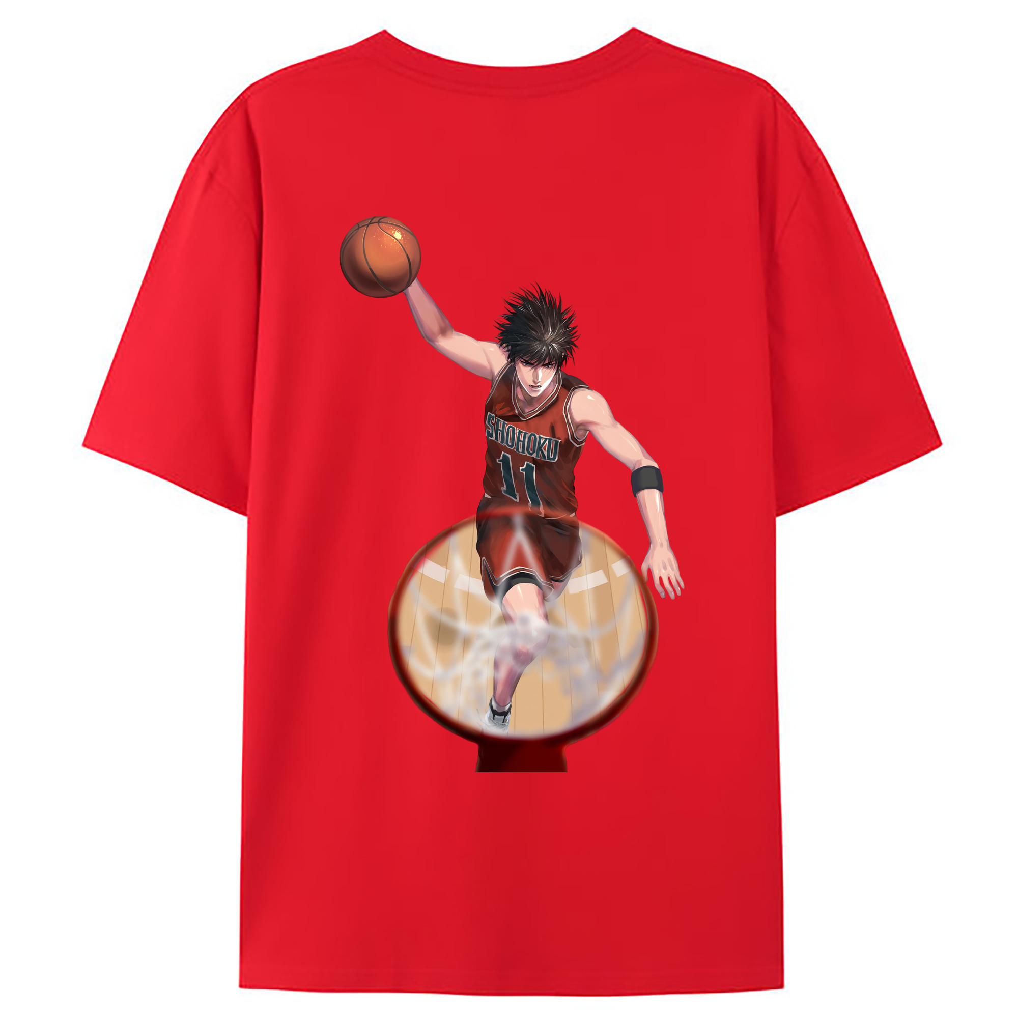 （画像用） SLAM DUNK／スラムダンク レディース半袖Tシャツ(バックプリント)