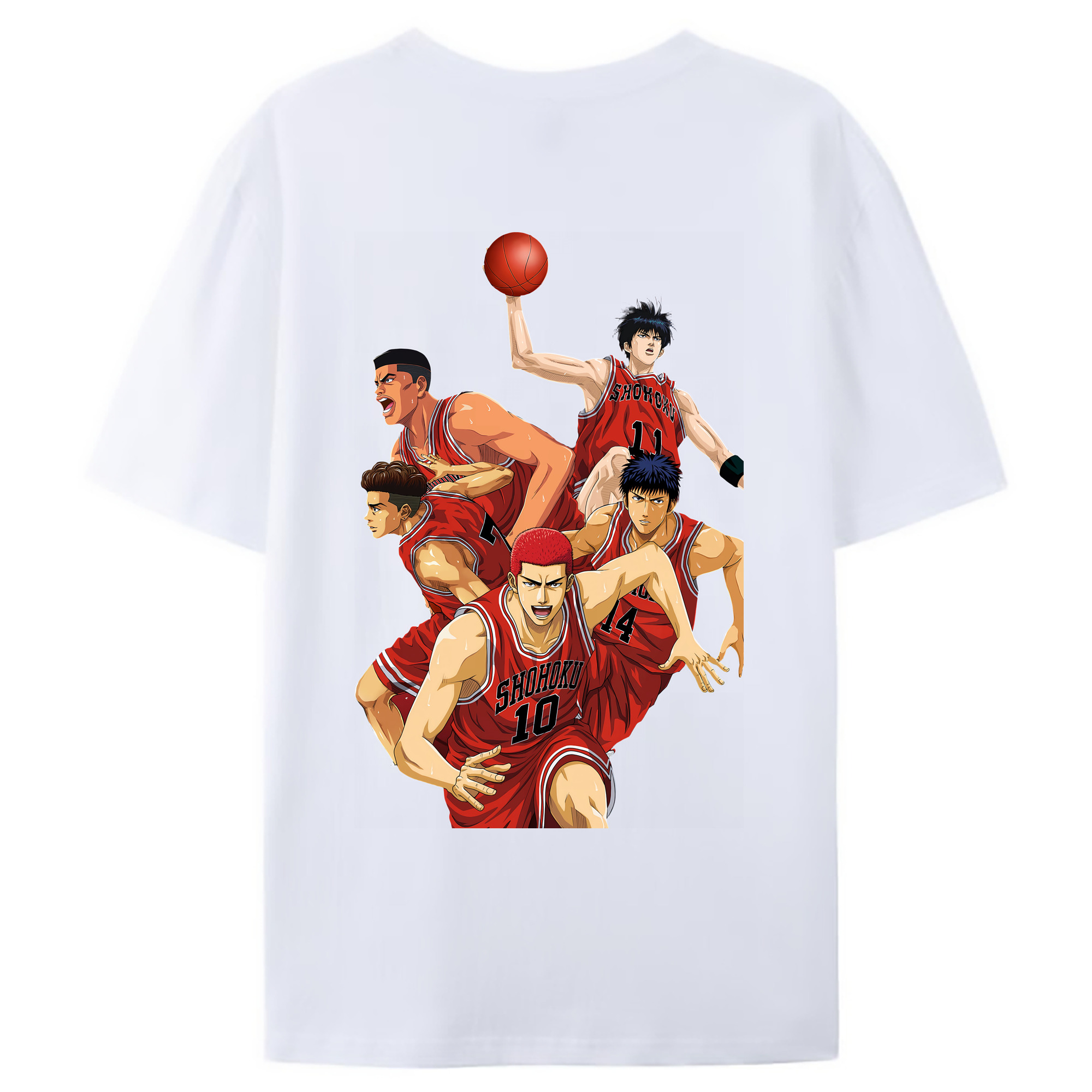 （画像用） SLAM DUNK／スラムダンク レディース半袖Tシャツ(バックプリント)