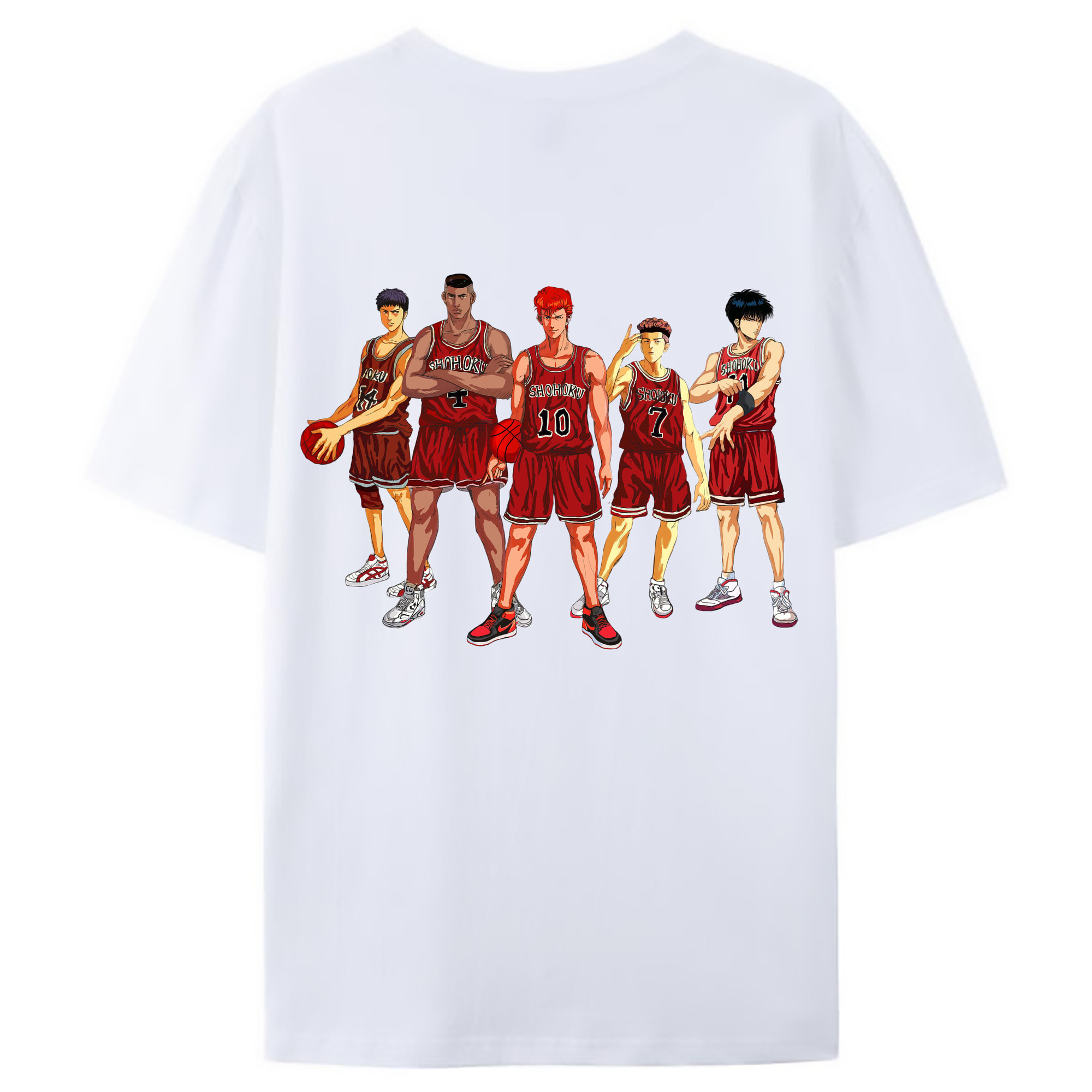 （画像用） SLAM DUNK／スラムダンク レディース半袖Tシャツ(バックプリント)