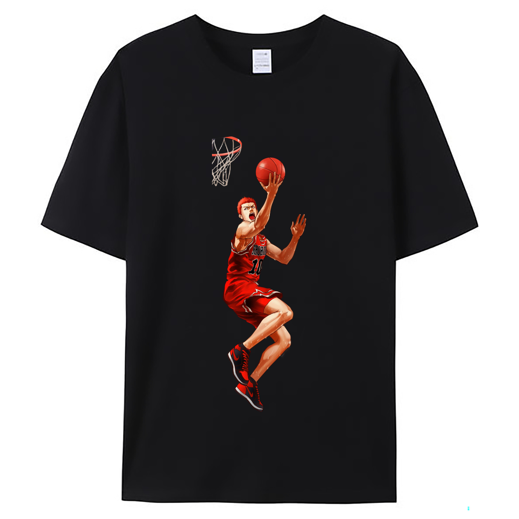 （画像用） SLAM DUNK／スラムダンク レディースカジュアルプリントTシャツ（綿100％）