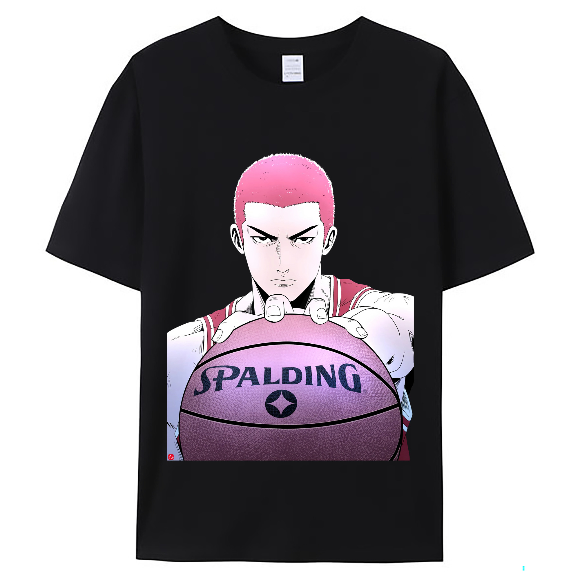（画像用） SLAM DUNK／スラムダンク レディースカジュアルプリントTシャツ（綿100％）