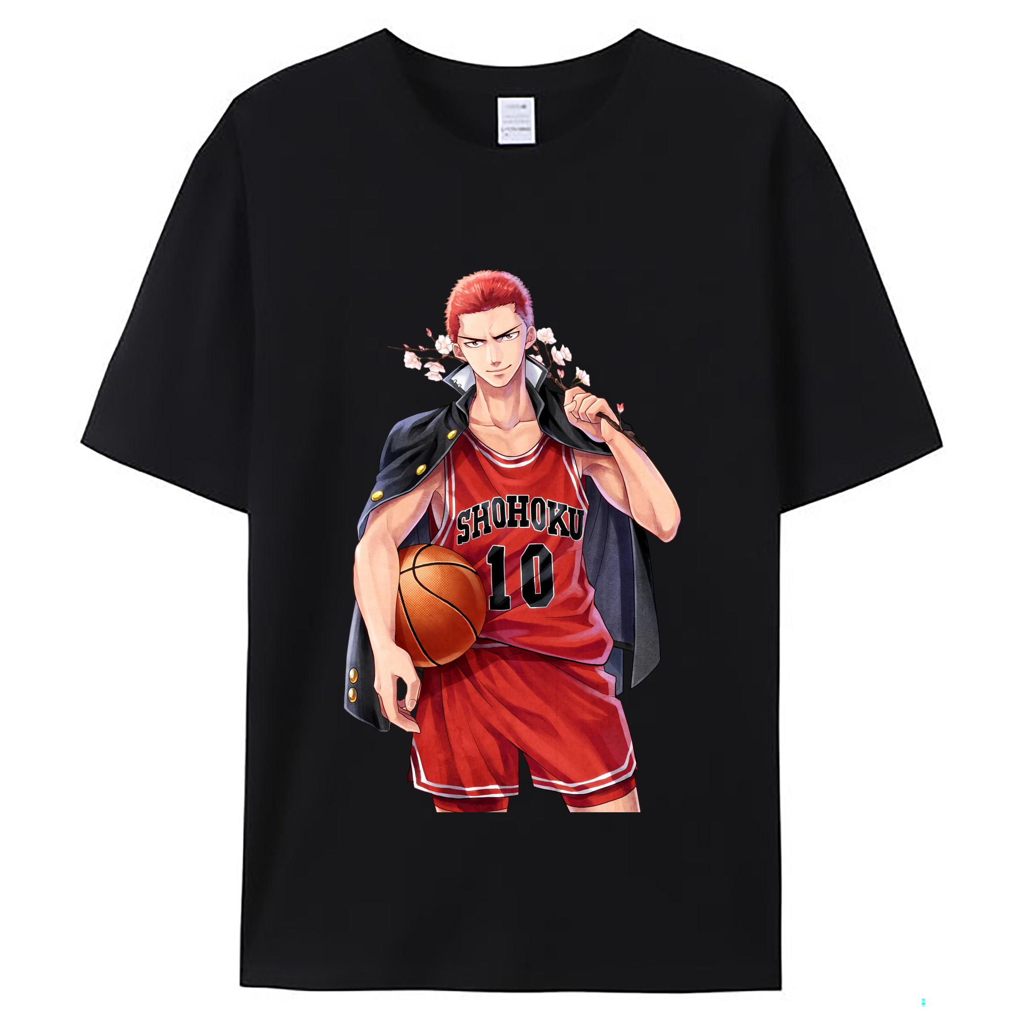 （画像用） SLAM DUNK／スラムダンク レディースカジュアルプリントTシャツ（綿100％）