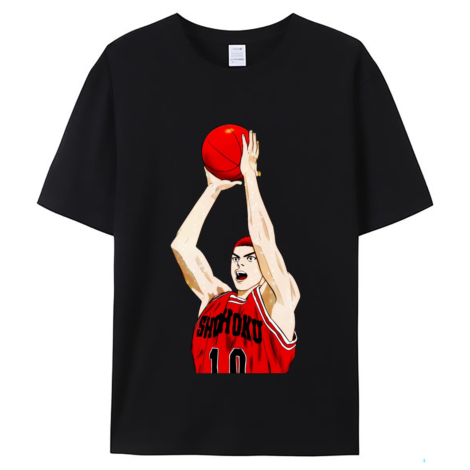 （画像用） SLAM DUNK／スラムダンク レディースカジュアルプリントTシャツ（綿100％）