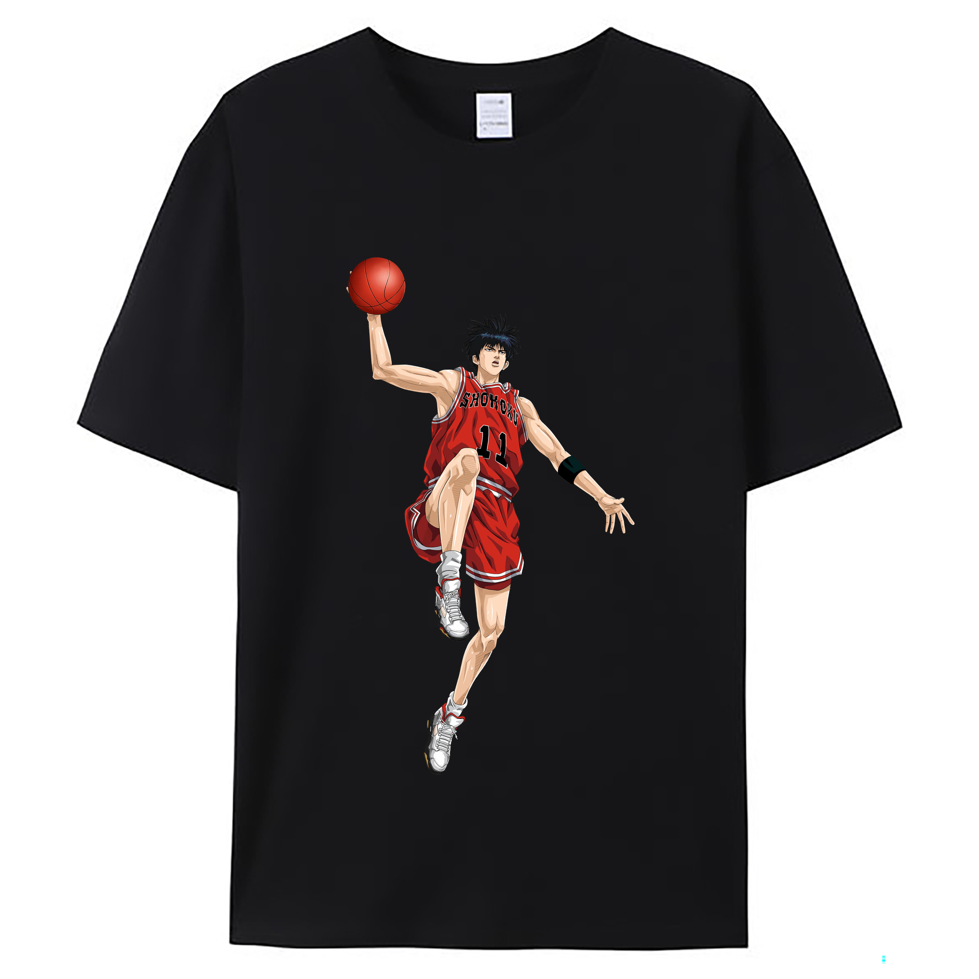 （画像用） SLAM DUNK／スラムダンク レディースカジュアルプリントTシャツ（綿100％）