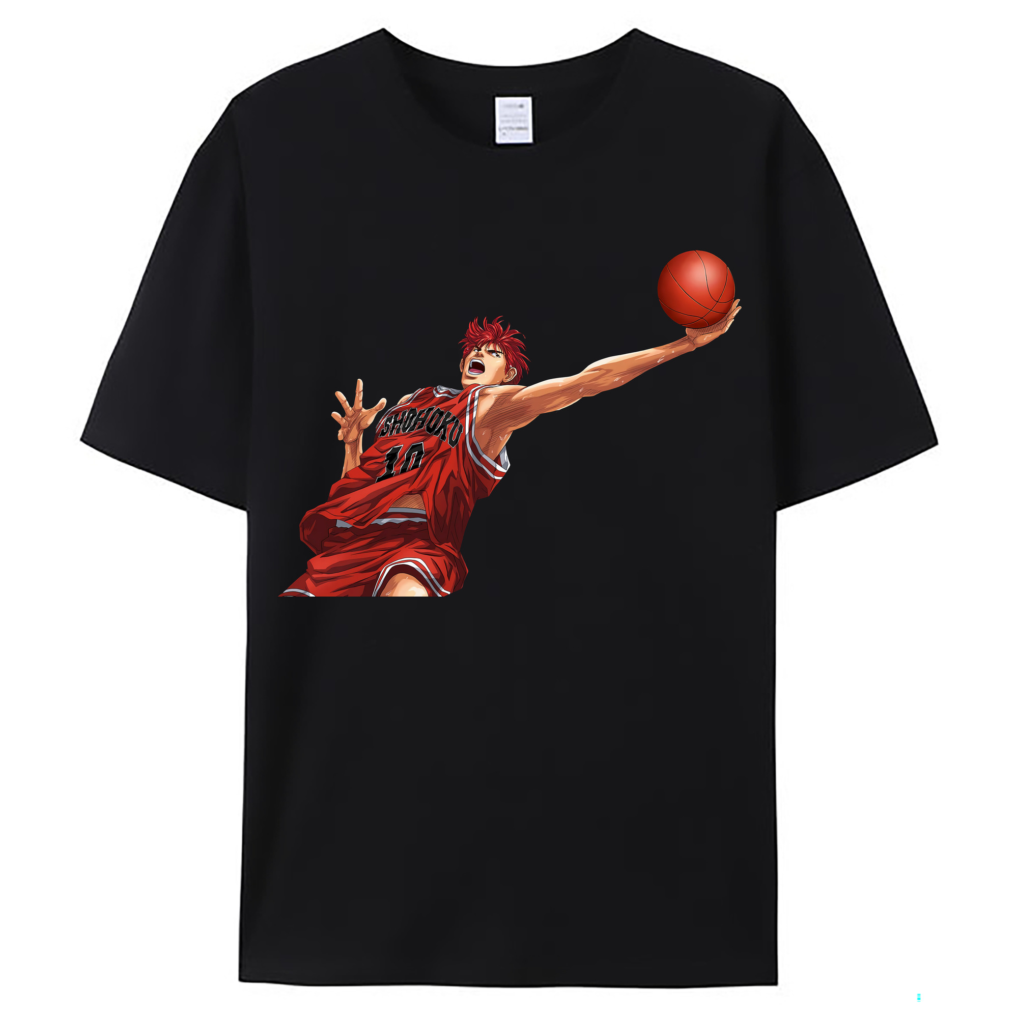 （画像用） SLAM DUNK／スラムダンク レディースカジュアルプリントTシャツ（綿100％）