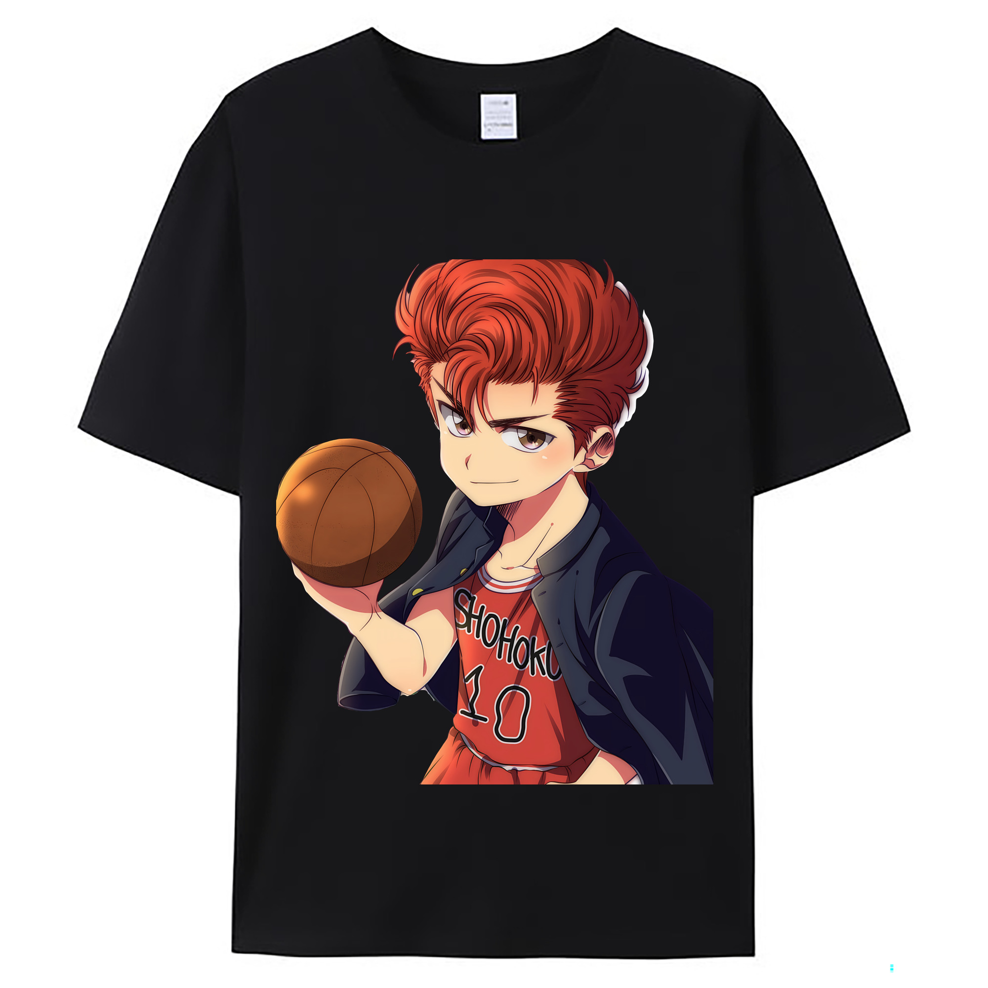 （画像用） SLAM DUNK／スラムダンク レディースカジュアルプリントTシャツ（綿100％）