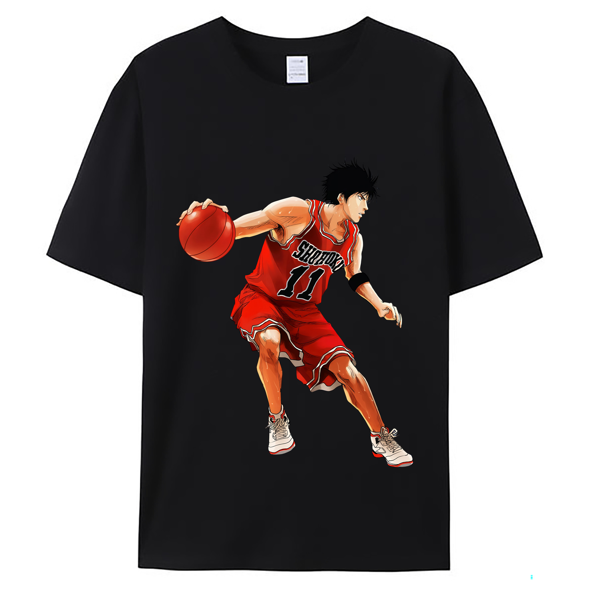（画像用） SLAM DUNK／スラムダンク レディースカジュアルプリントTシャツ（綿100％）