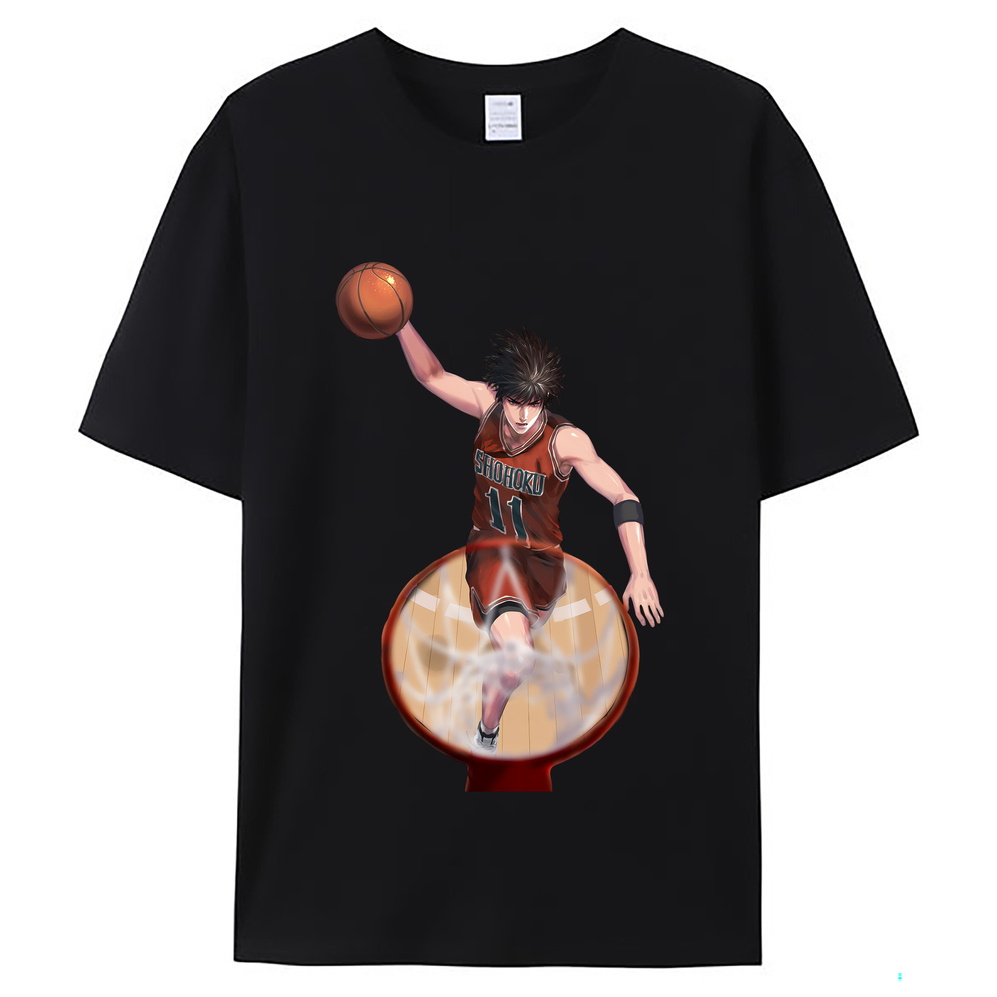 （画像用） SLAM DUNK／スラムダンク レディースカジュアルプリントTシャツ（綿100％）