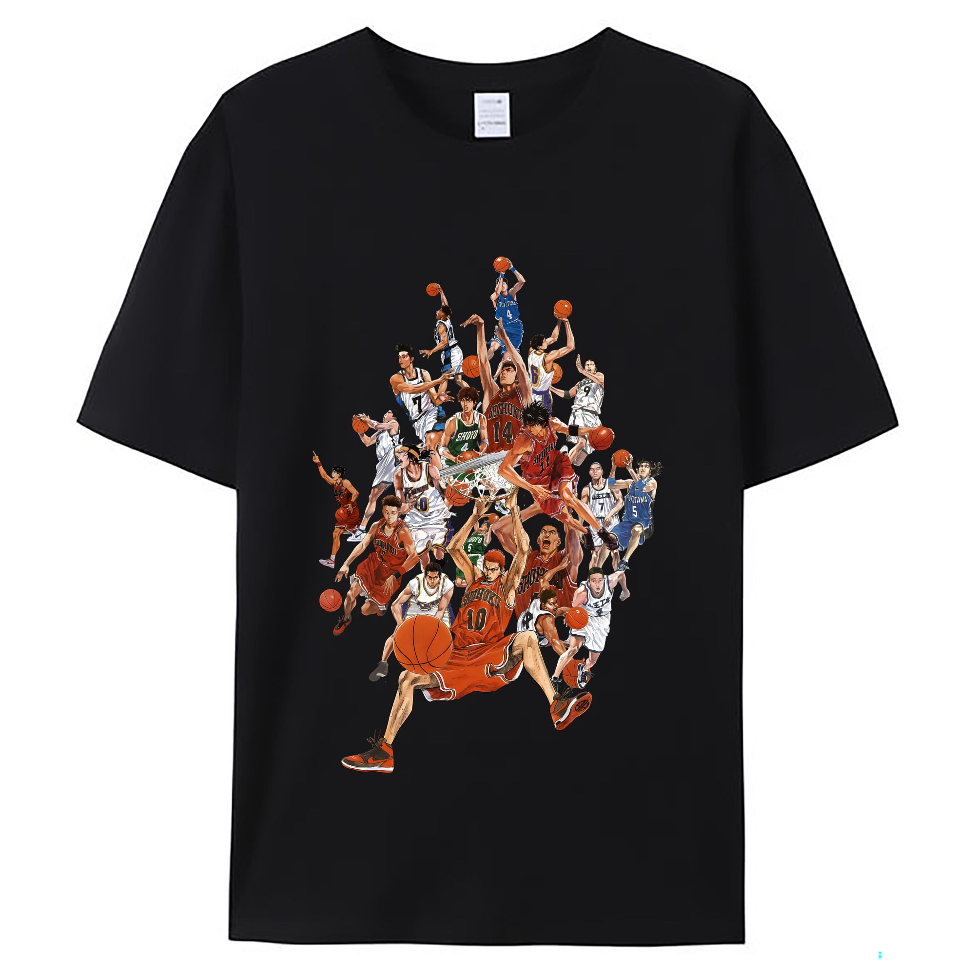 （画像用） SLAM DUNK／スラムダンク レディースカジュアルプリントTシャツ（綿100％）