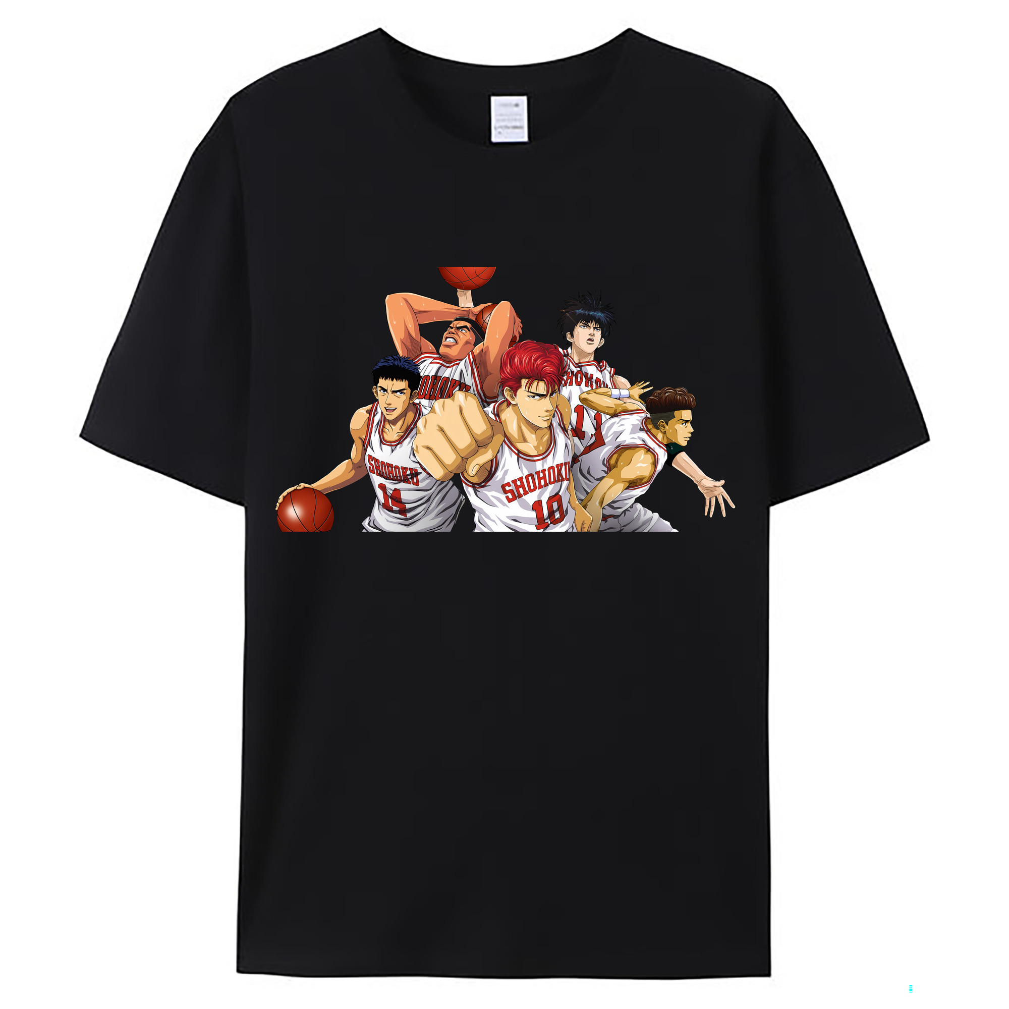 （画像用） SLAM DUNK／スラムダンク レディースカジュアルプリントTシャツ（綿100％）