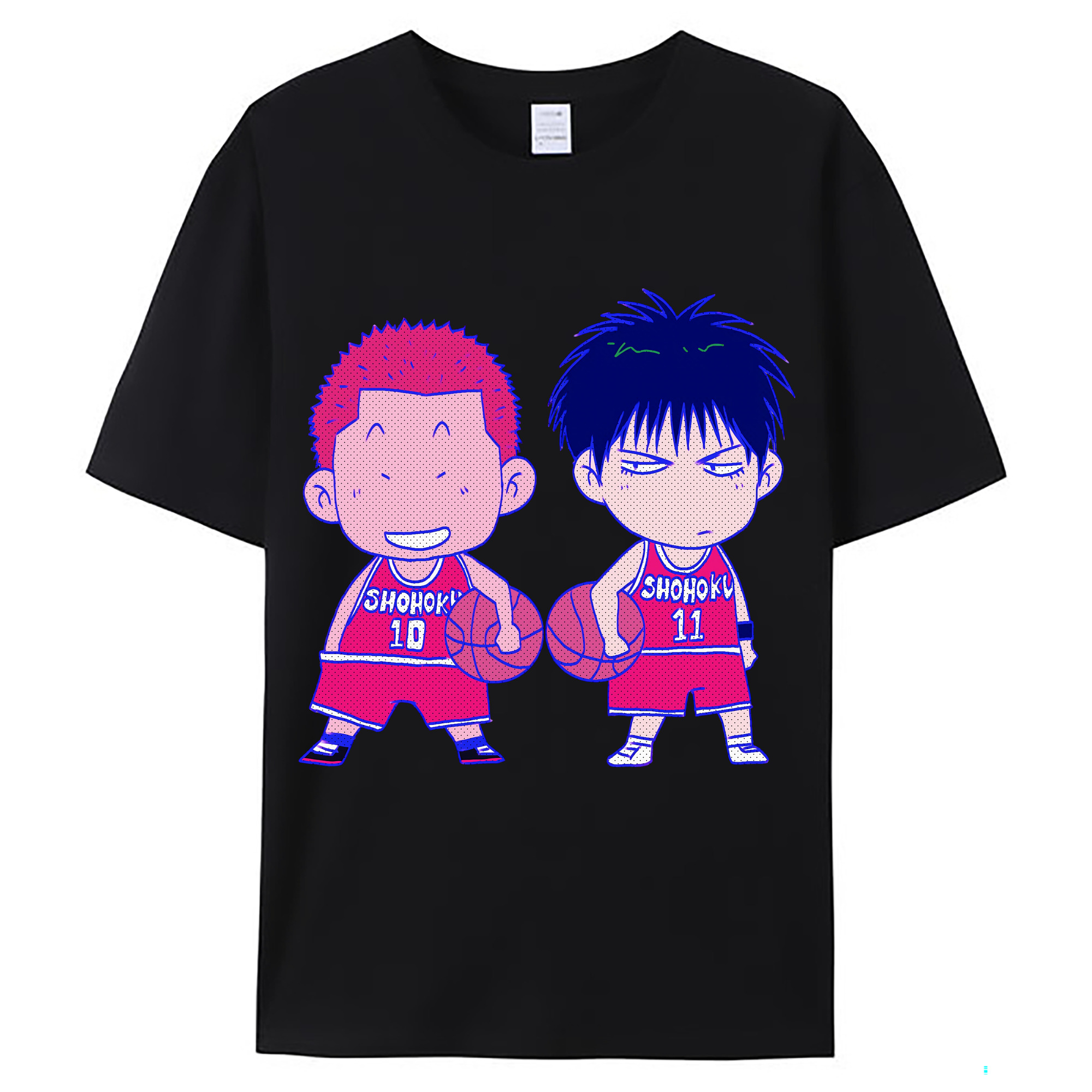 （画像用） SLAM DUNK／スラムダンク レディースカジュアルプリントTシャツ（綿100％）