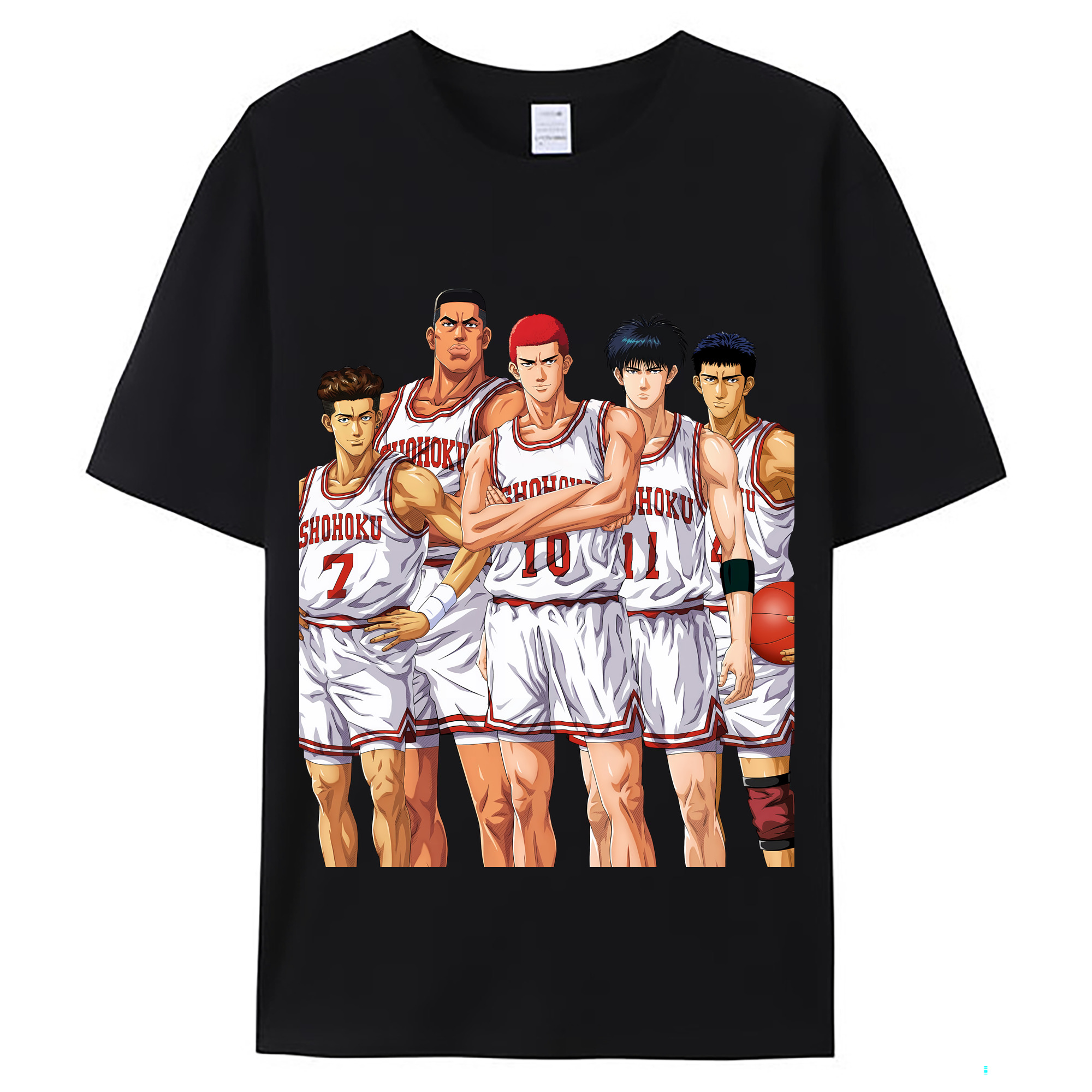 （画像用） SLAM DUNK／スラムダンク レディースカジュアルプリントTシャツ（綿100％）