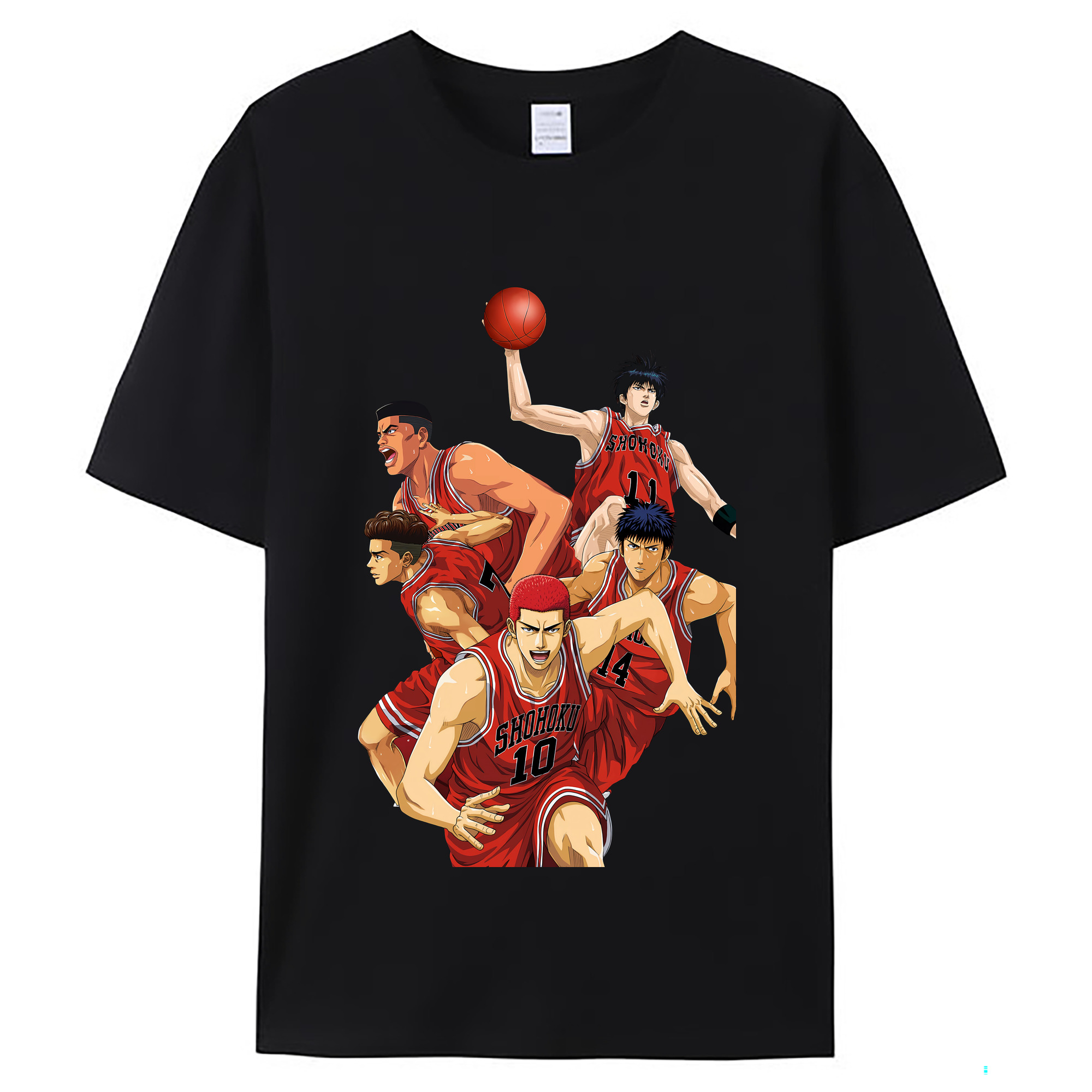 （画像用） SLAM DUNK／スラムダンク レディースカジュアルプリントTシャツ（綿100％）