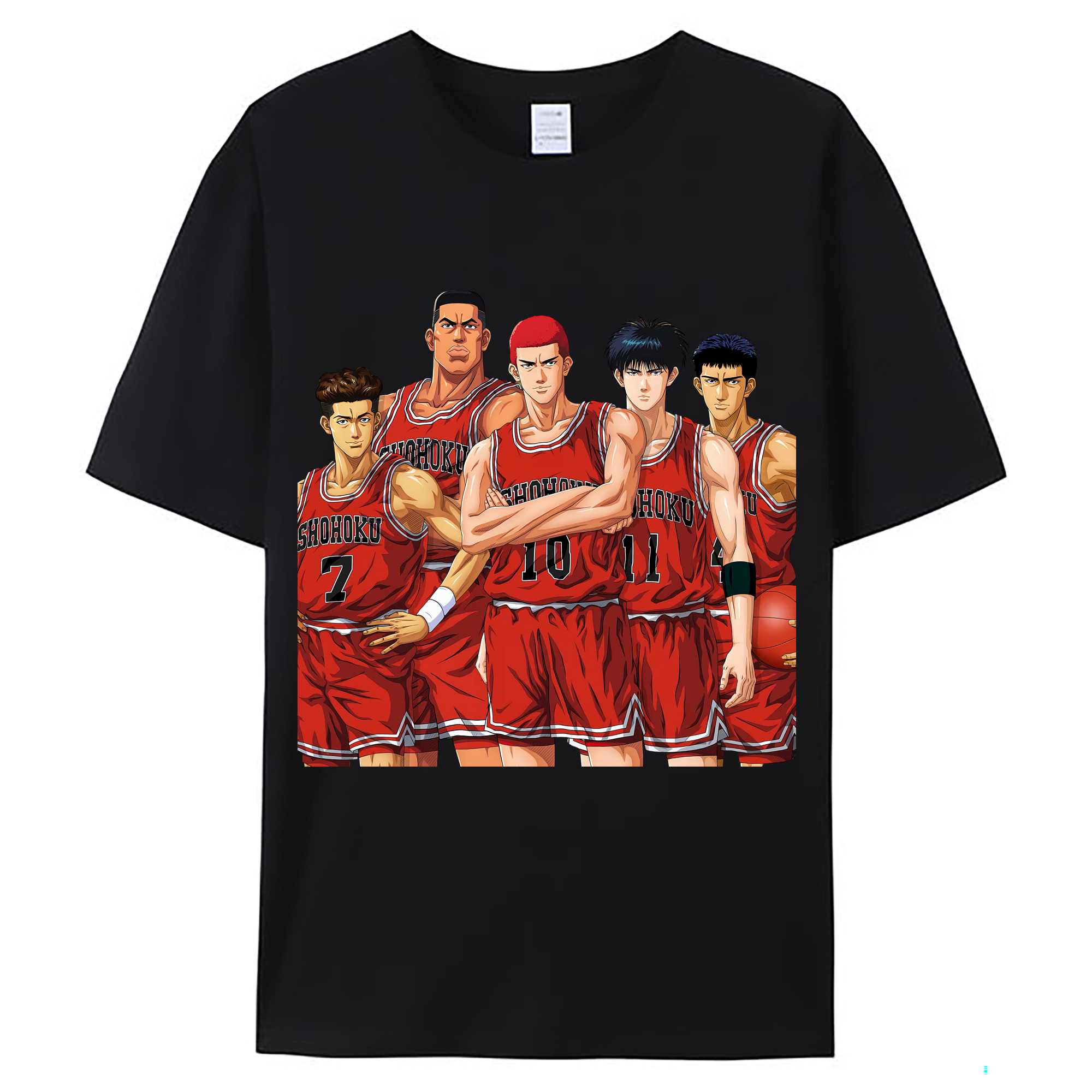 （画像用） SLAM DUNK／スラムダンク レディースカジュアルプリントTシャツ（綿100％）