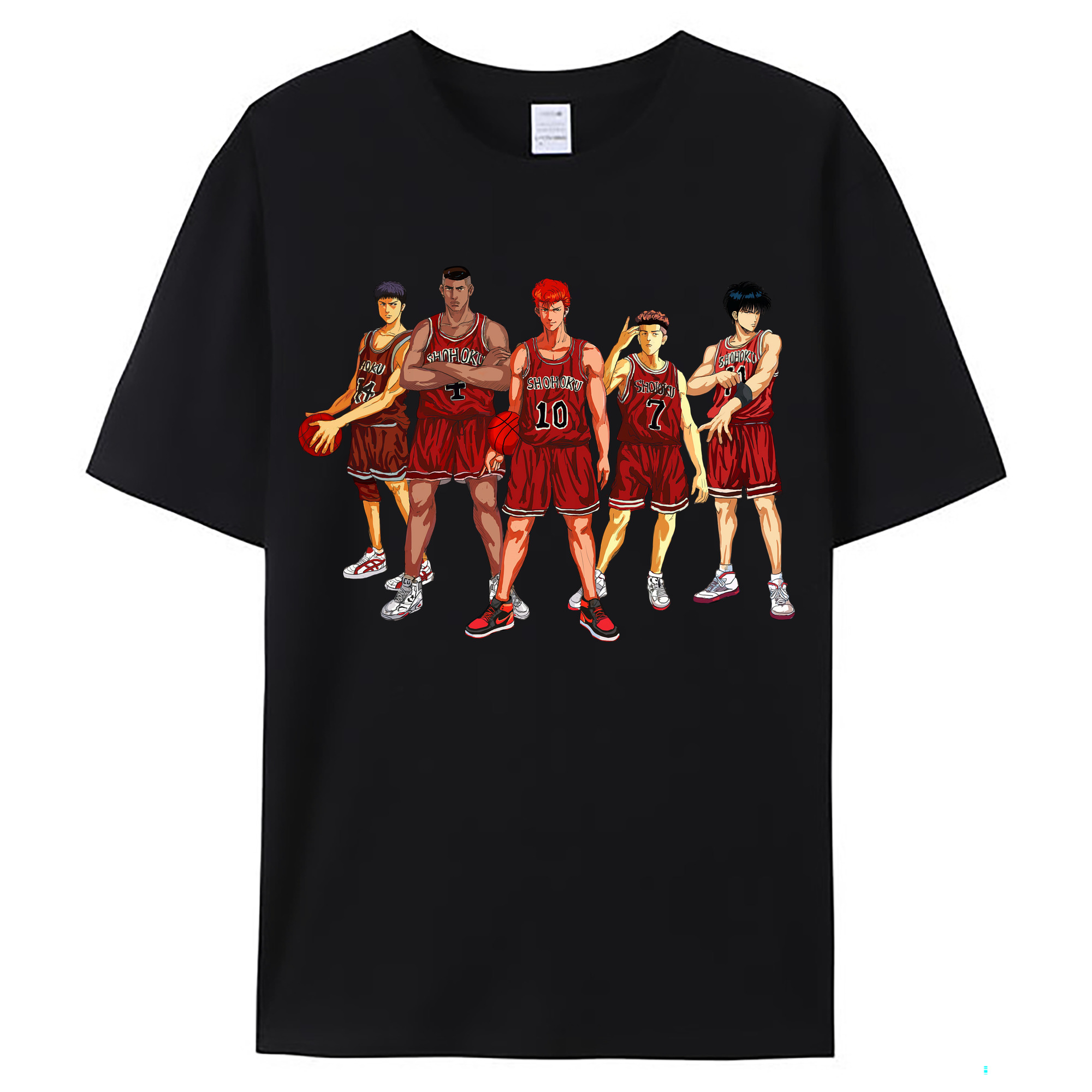 （画像用） SLAM DUNK／スラムダンク レディースカジュアルプリントTシャツ（綿100％）