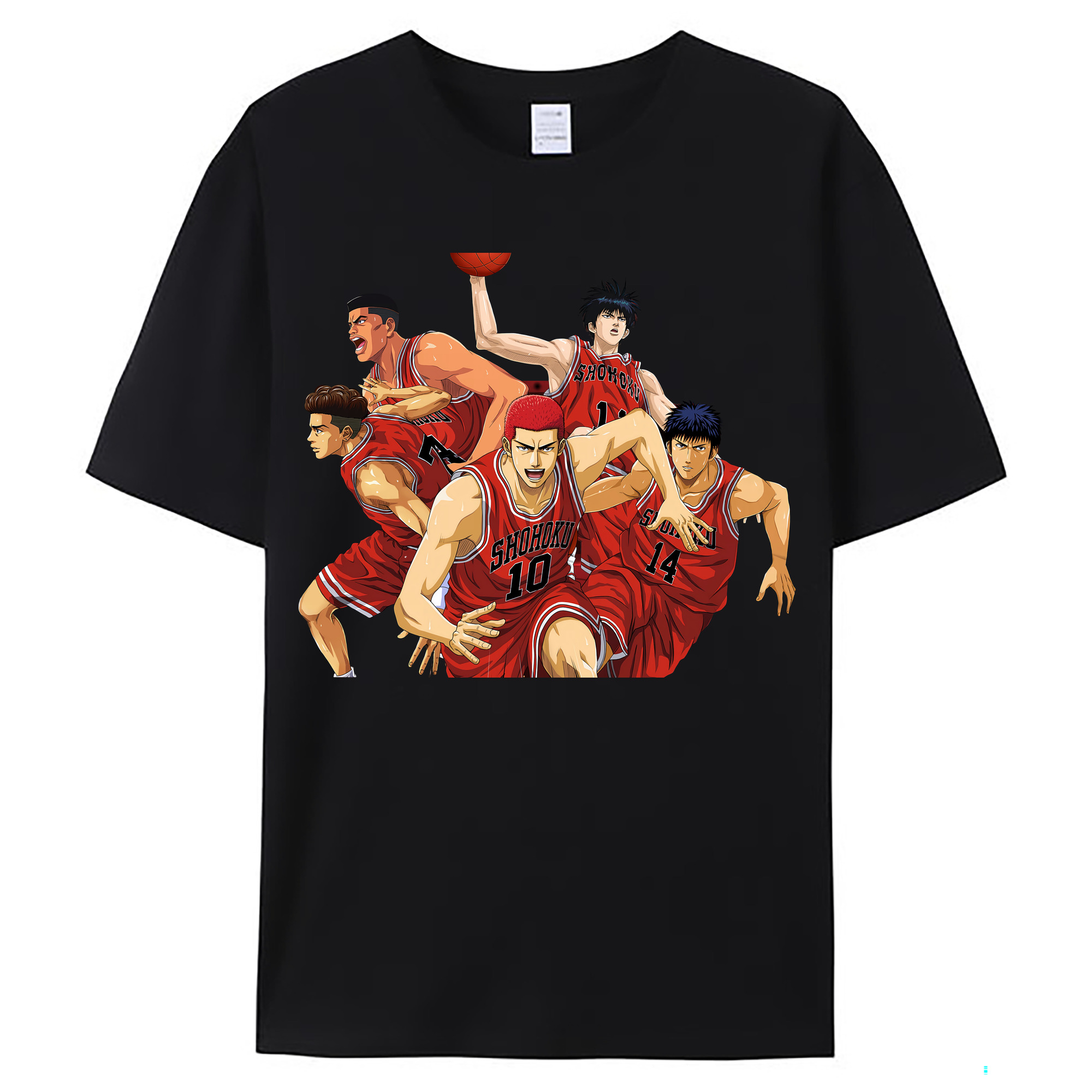 （画像用） SLAM DUNK／スラムダンク レディースカジュアルプリントTシャツ（綿100％）