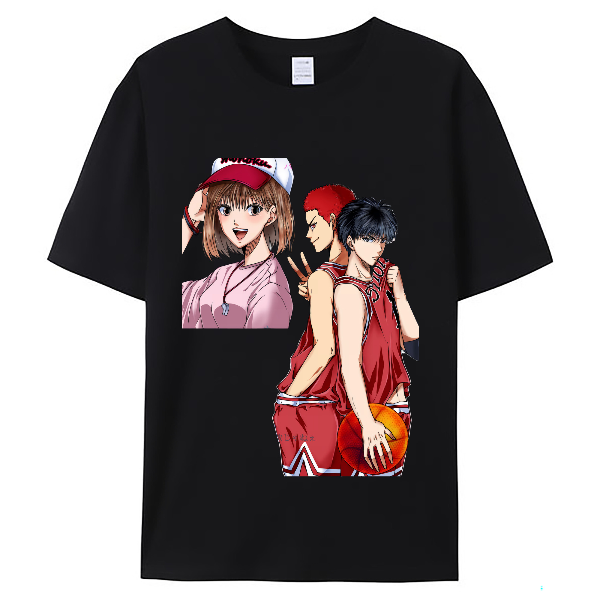 （画像用） SLAM DUNK／スラムダンク レディースカジュアルプリントTシャツ（綿100％）