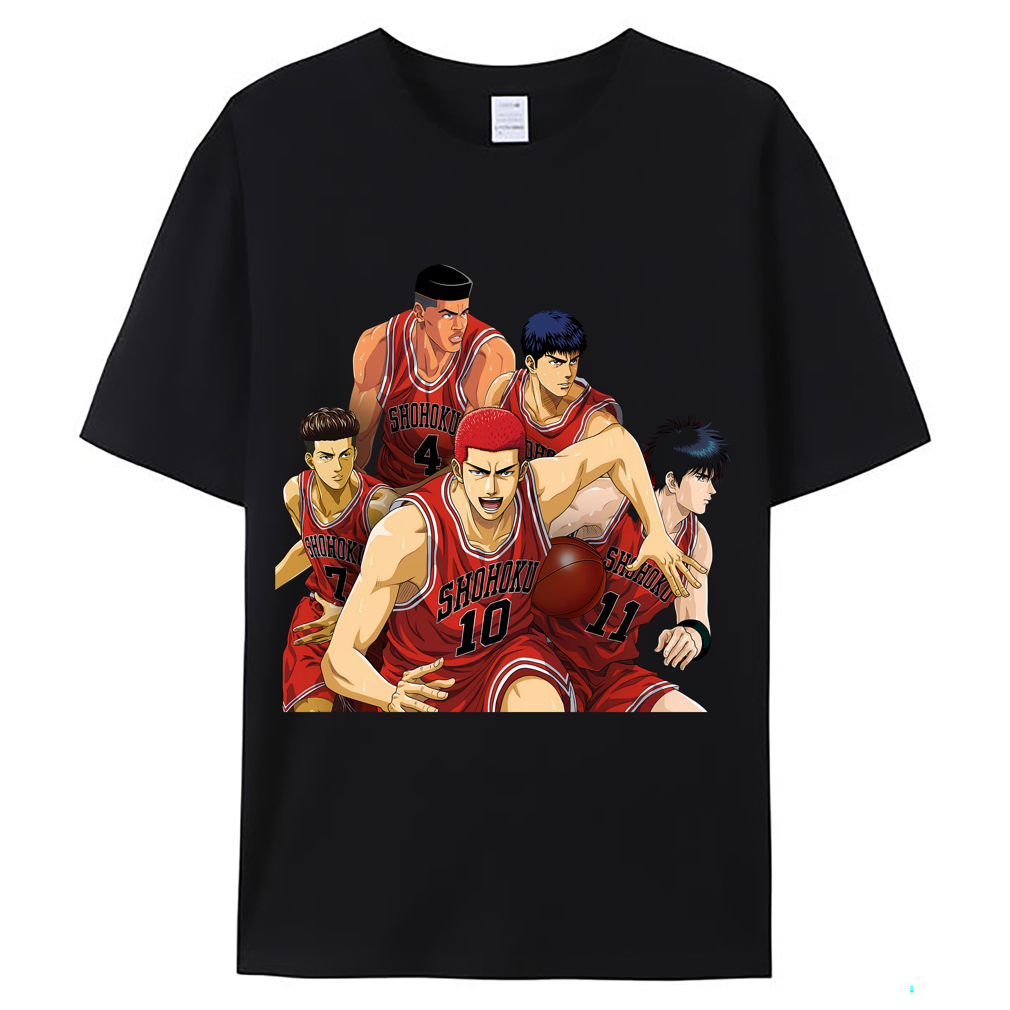 （画像用） SLAM DUNK／スラムダンク レディースカジュアルプリントTシャツ（綿100％）