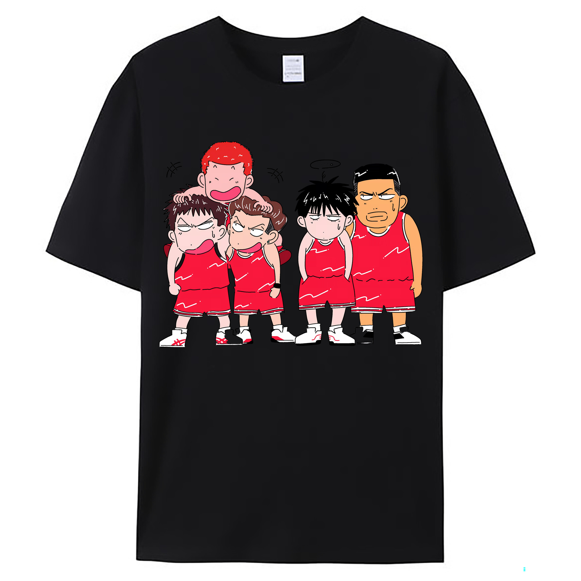 （画像用） SLAM DUNK／スラムダンク レディースカジュアルプリントTシャツ（綿100％）