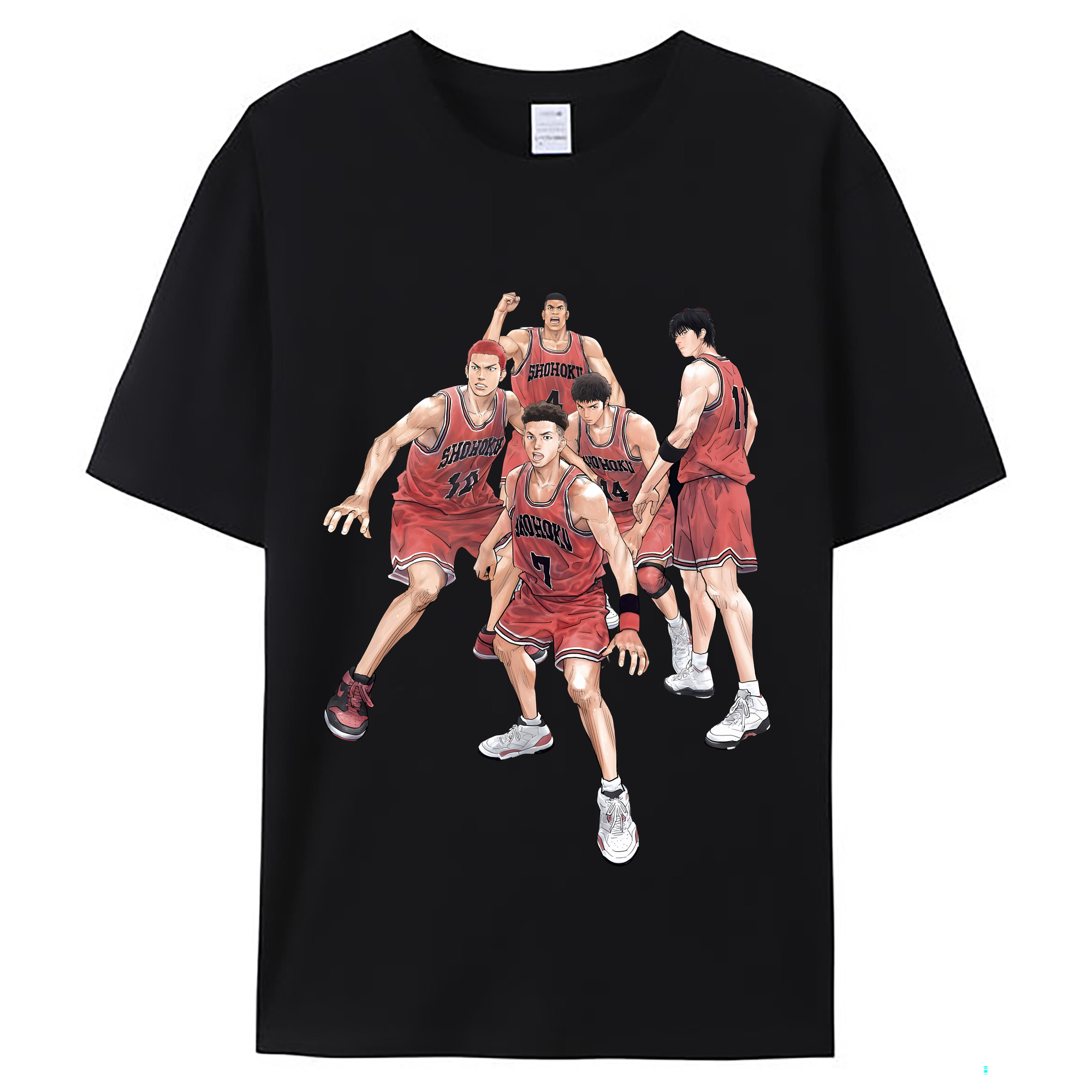 （画像用） SLAM DUNK／スラムダンク レディースカジュアルプリントTシャツ（綿100％）