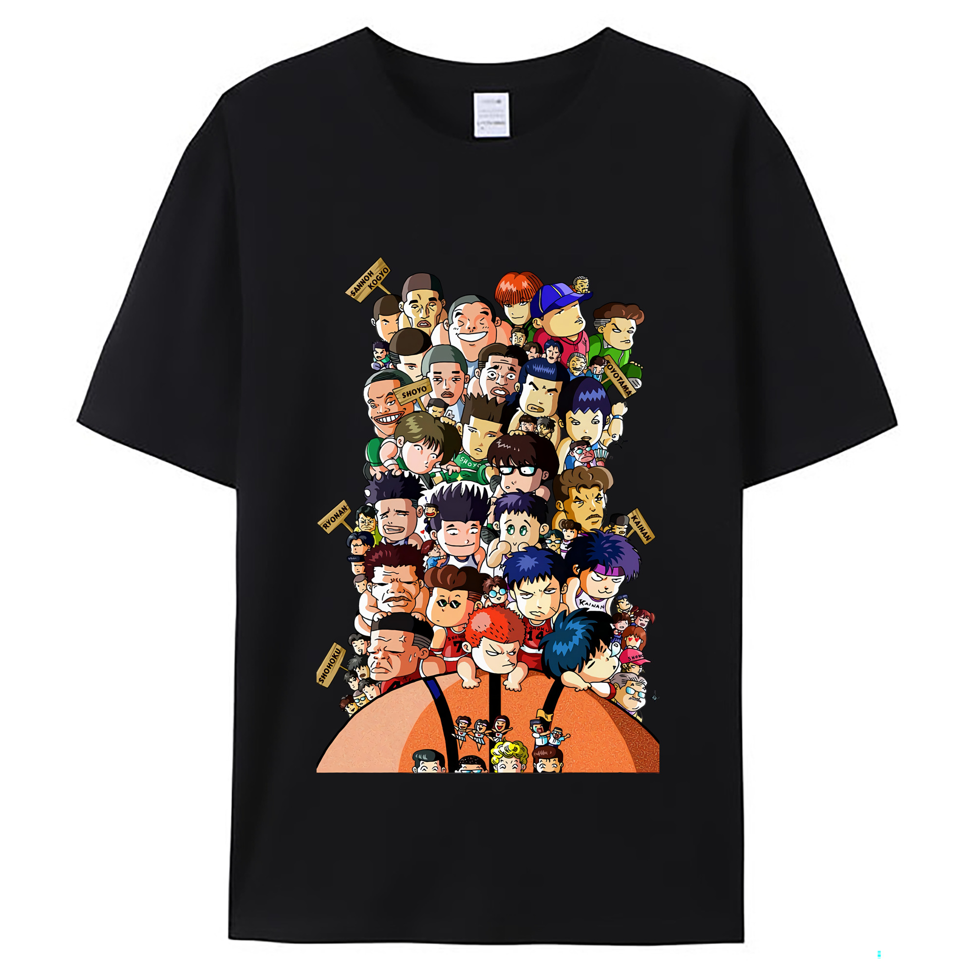（画像用） SLAM DUNK／スラムダンク レディースカジュアルプリントTシャツ（綿100％）