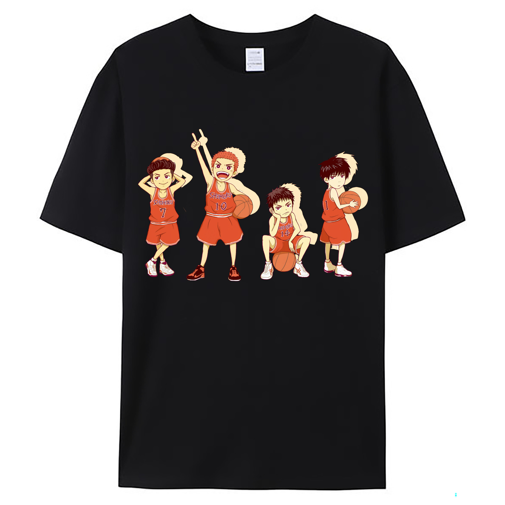 （画像用） SLAM DUNK／スラムダンク レディースカジュアルプリントTシャツ（綿100％）