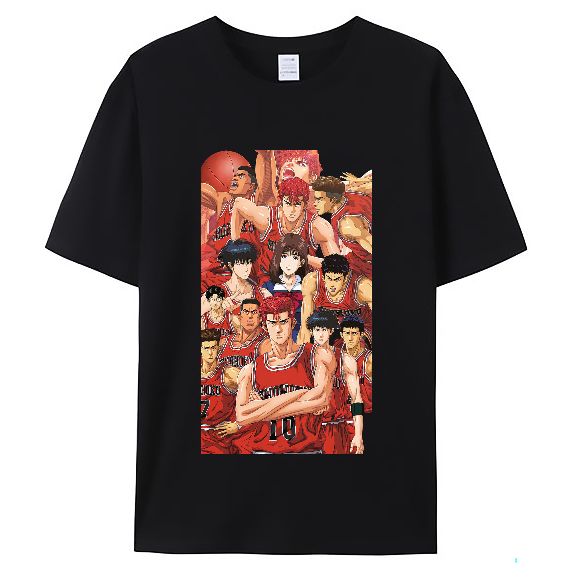 （画像用） SLAM DUNK／スラムダンク レディースカジュアルプリントTシャツ（綿100％）