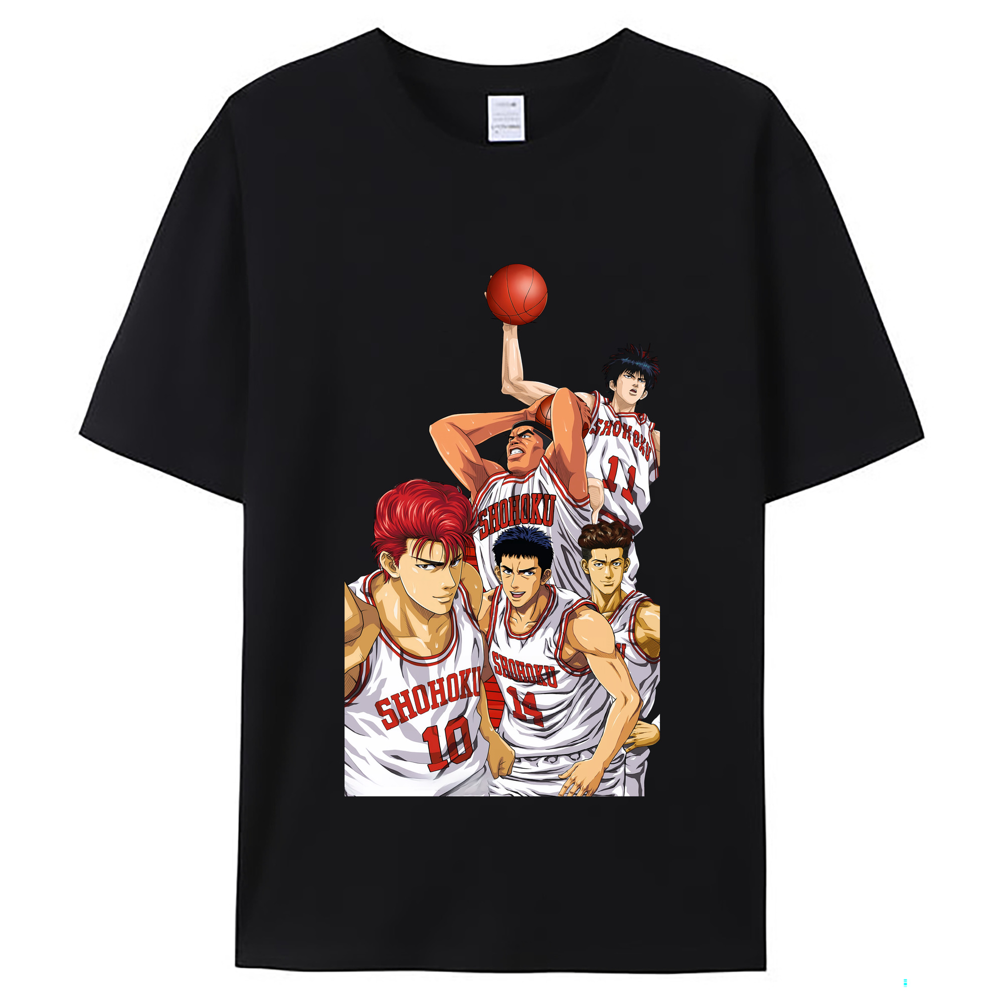 （画像用） SLAM DUNK／スラムダンク レディースカジュアルプリントTシャツ（綿100％）