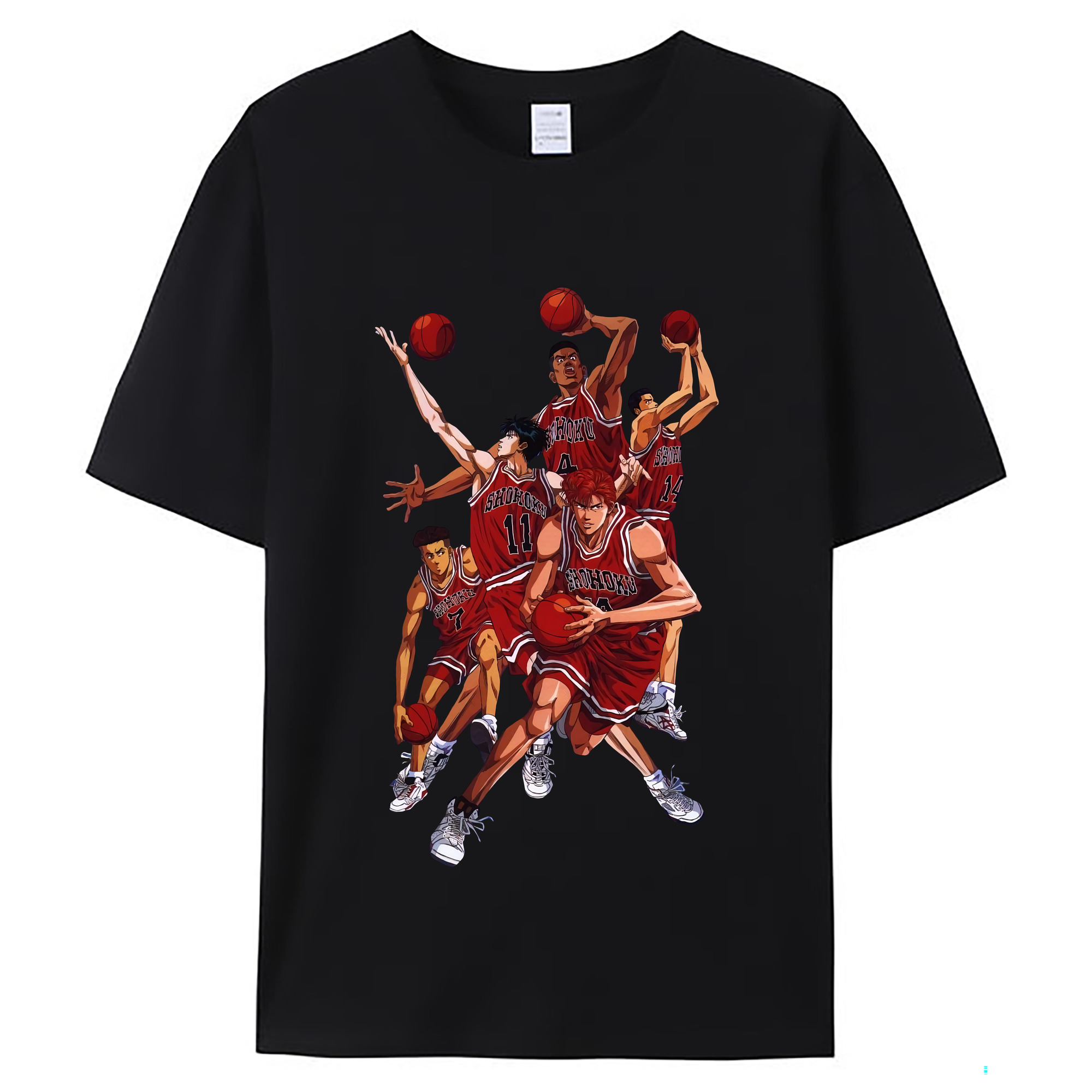 （画像用） SLAM DUNK／スラムダンク レディースカジュアルプリントTシャツ（綿100％）