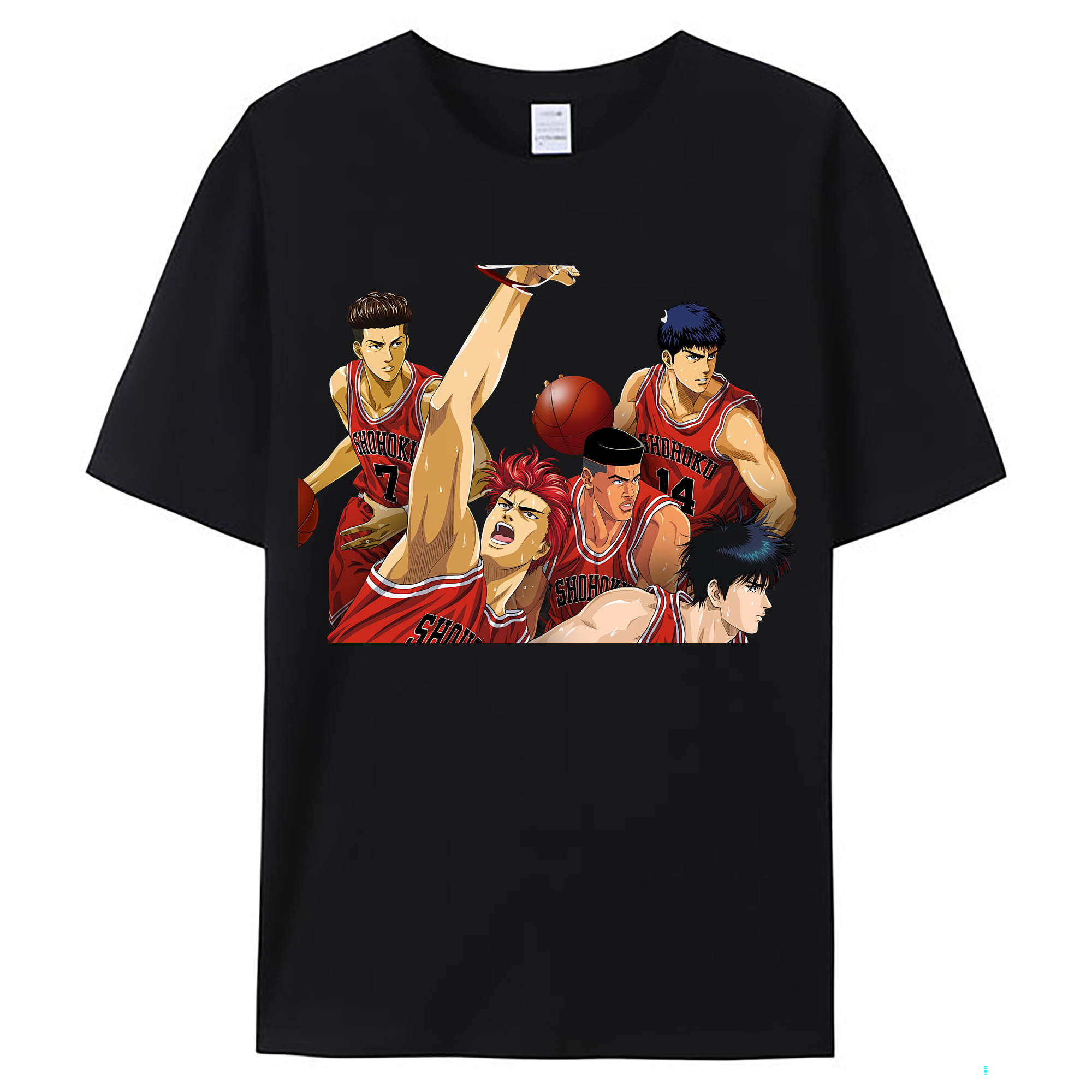 （画像用） SLAM DUNK／スラムダンク レディースカジュアルプリントTシャツ（綿100％）