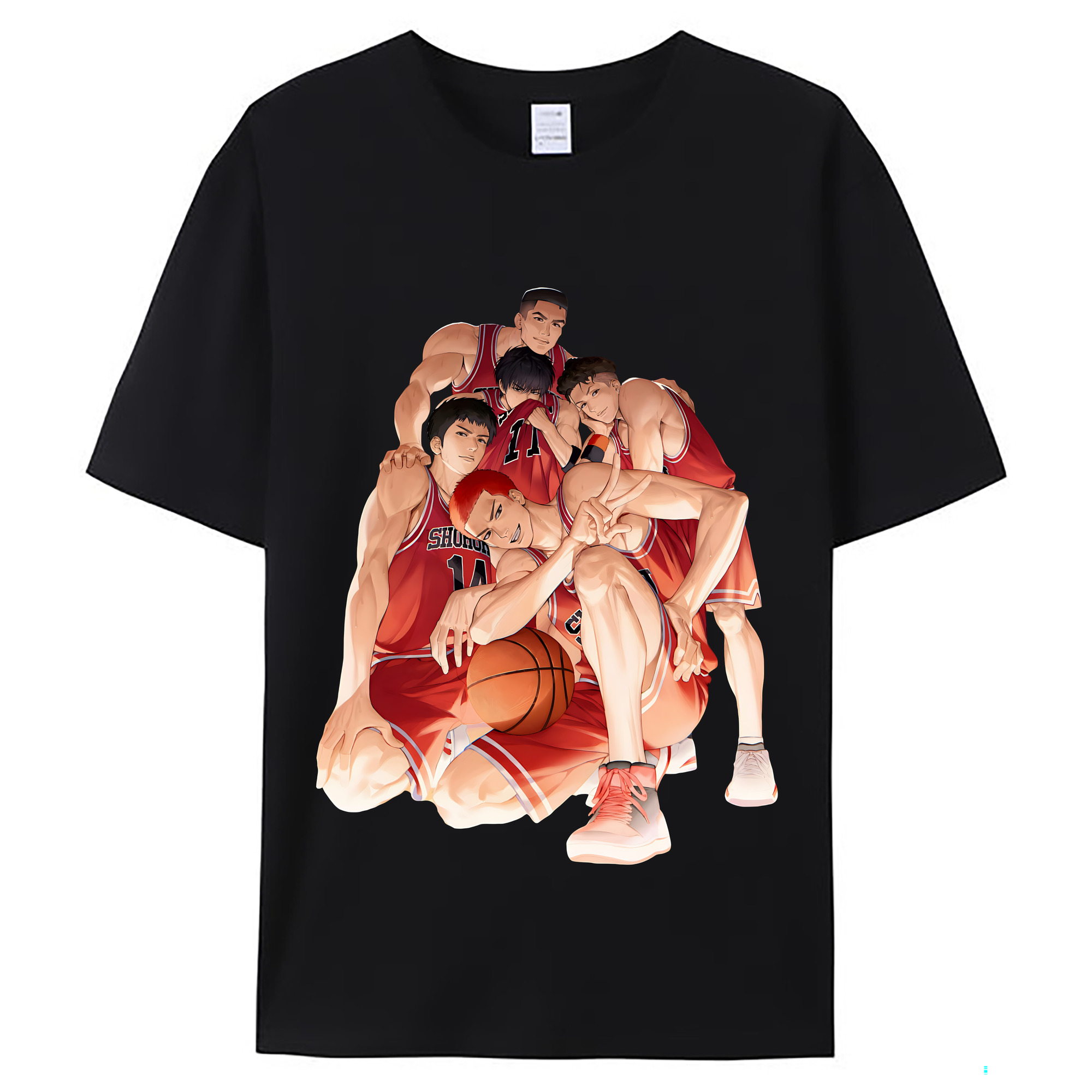 （画像用） SLAM DUNK／スラムダンク レディースカジュアルプリントTシャツ（綿100％）