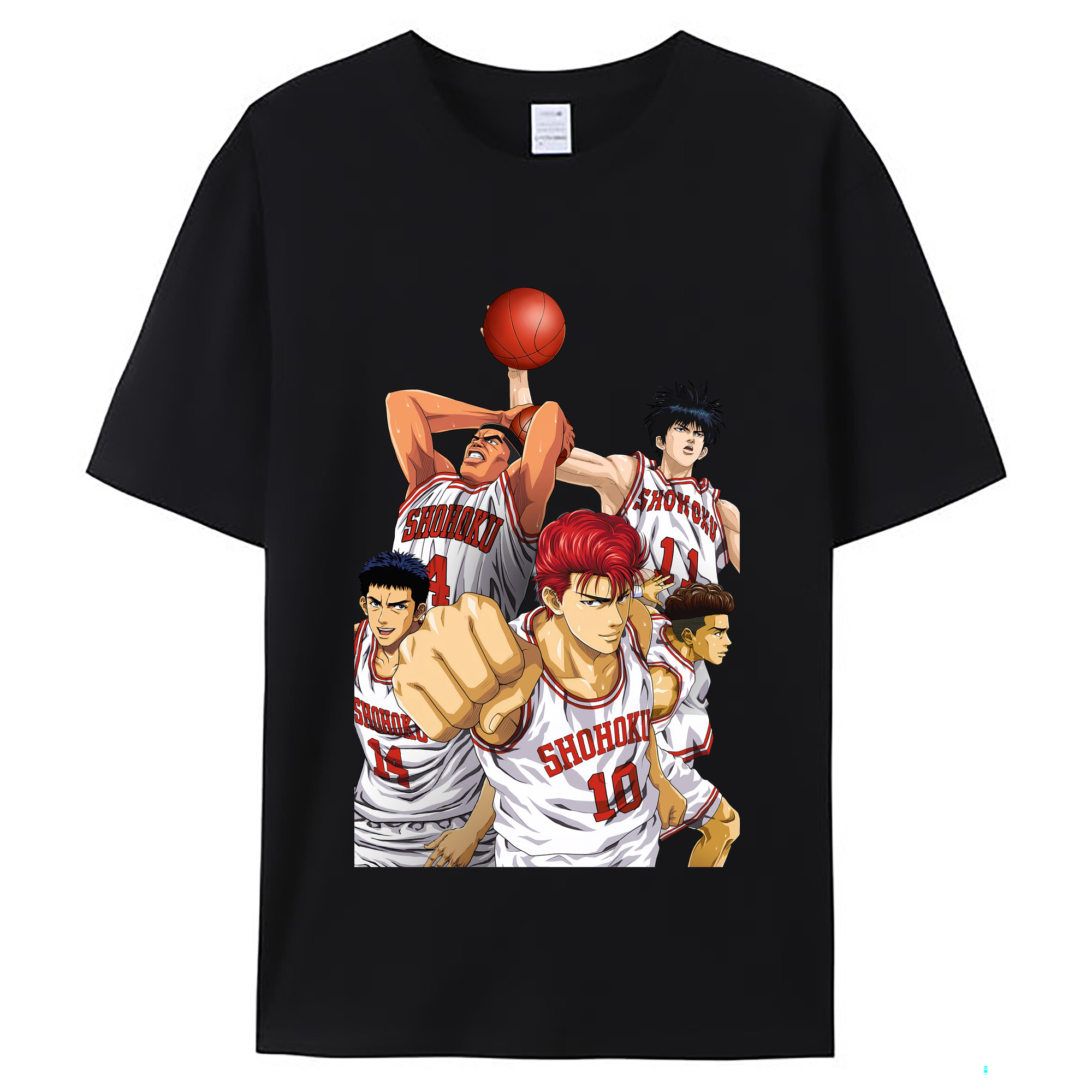 （画像用） SLAM DUNK／スラムダンク レディースカジュアルプリントTシャツ（綿100％）